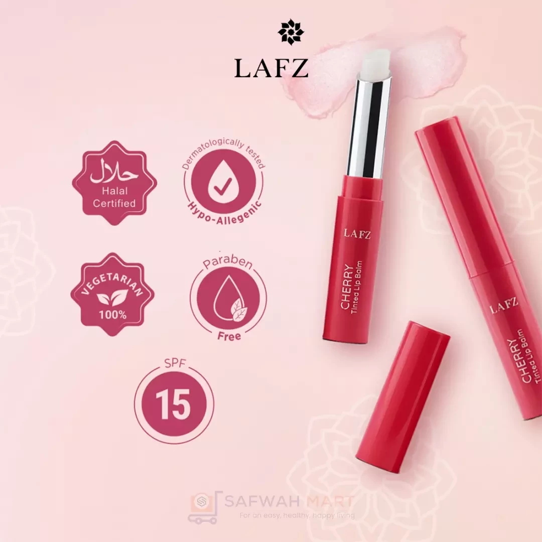 Lafz Cherry Tinted Lip Balm