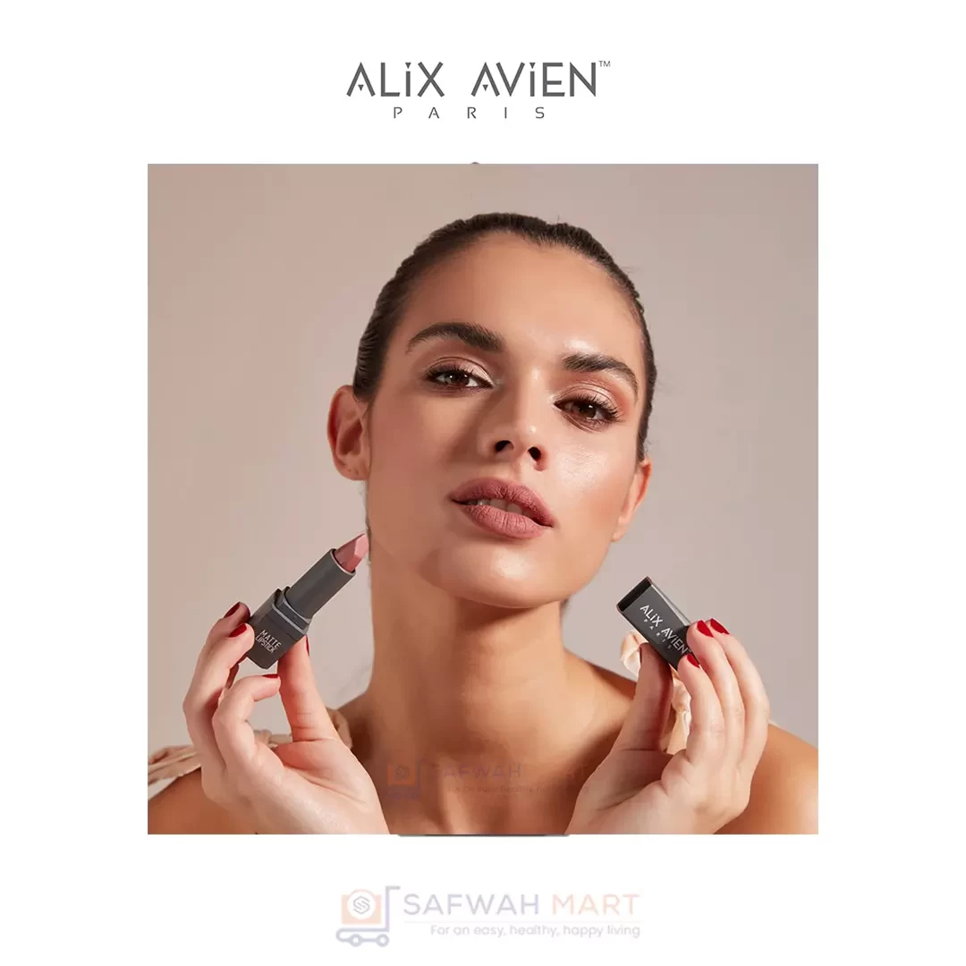 Alix Avien Matte Lipstick- 416( Berry Pink)