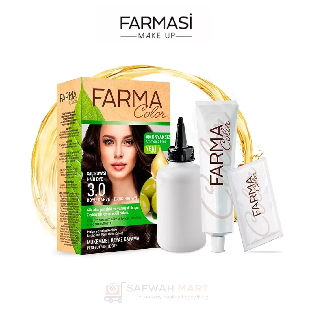 Farmasi Farmacolor Expert Hair Dye 3.0 Dark Brown