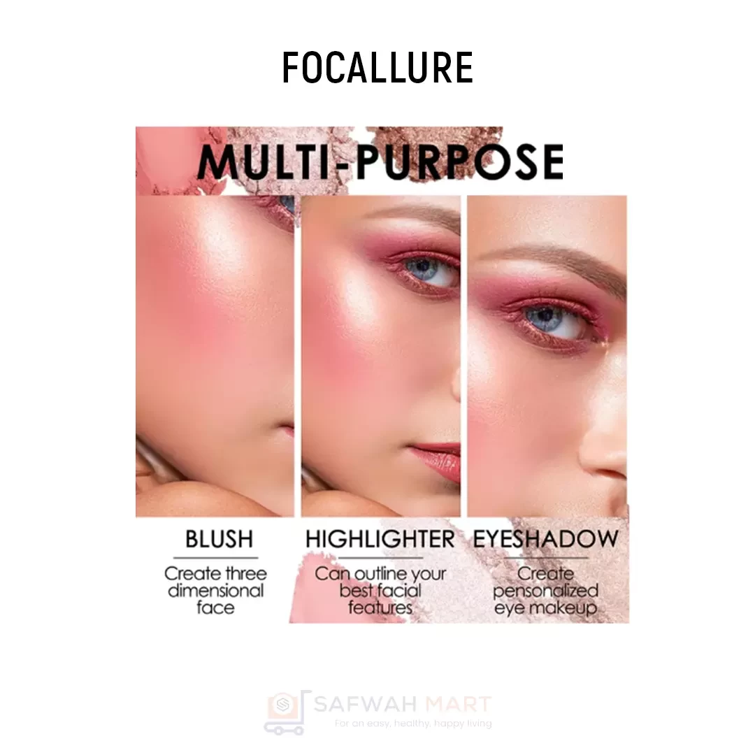 Focallure FA26 Blusher & Highlighter palette #3