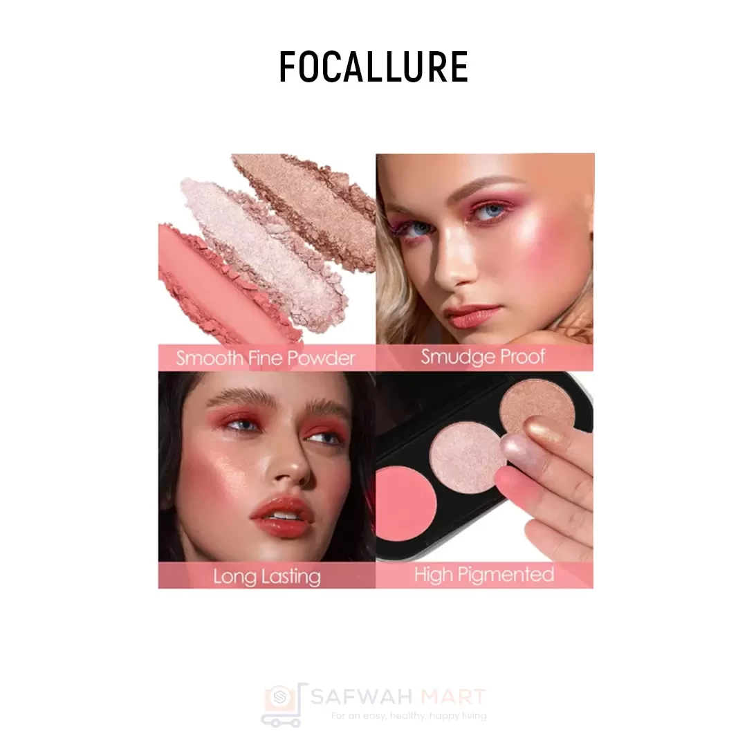 Focallure FA26 Blusher & Highlighter palette #3