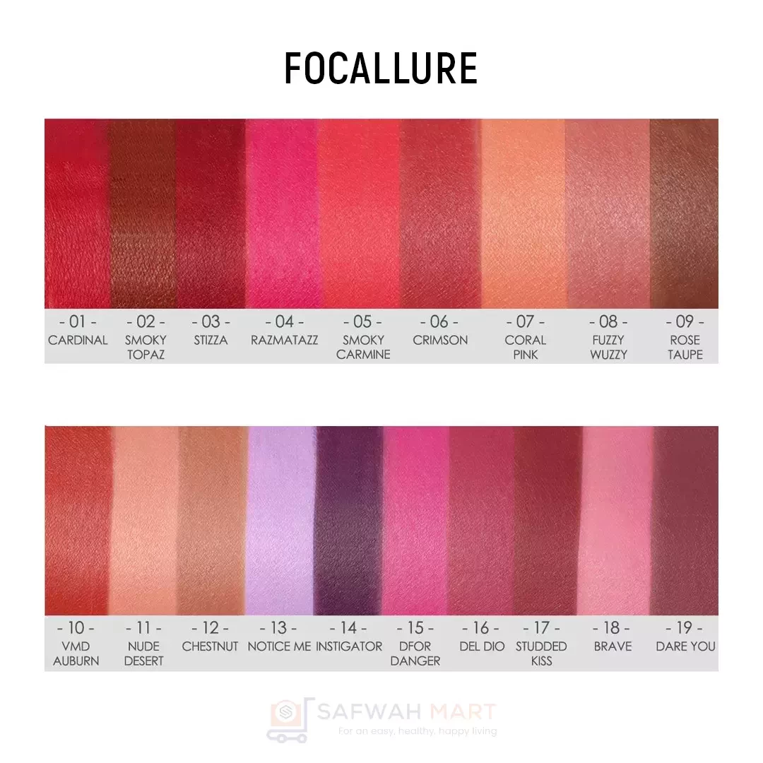 Focallure Matte Lips Crayon -16(Del Rio)