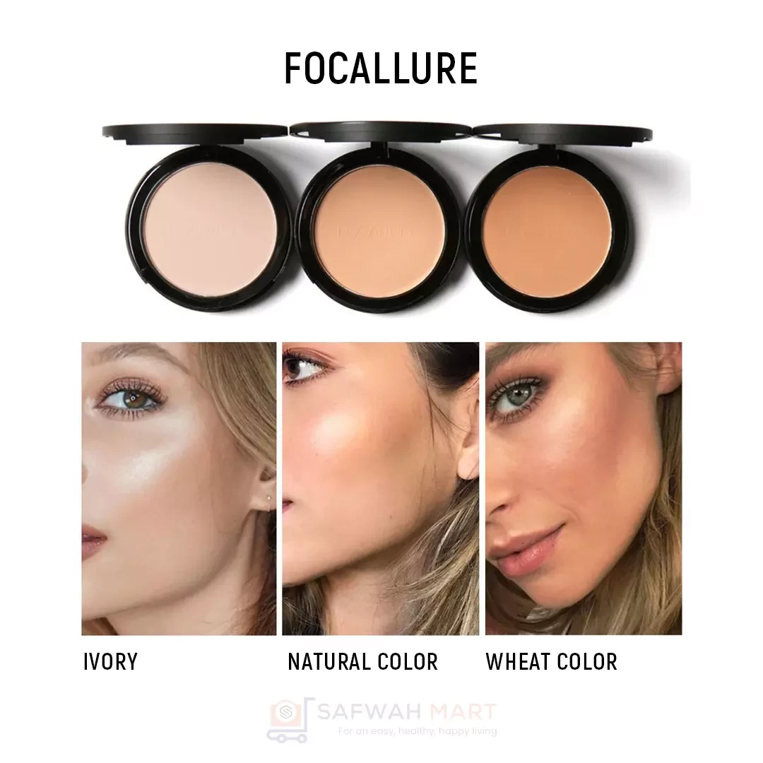 Focallure Pressed Face Powder in Nature Beige (2)