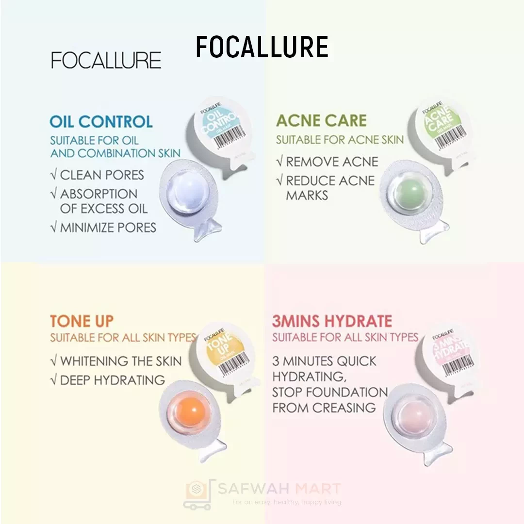 Focallure Gel Mask Pink for 3 Minutes Hydrating(Fa sc04)