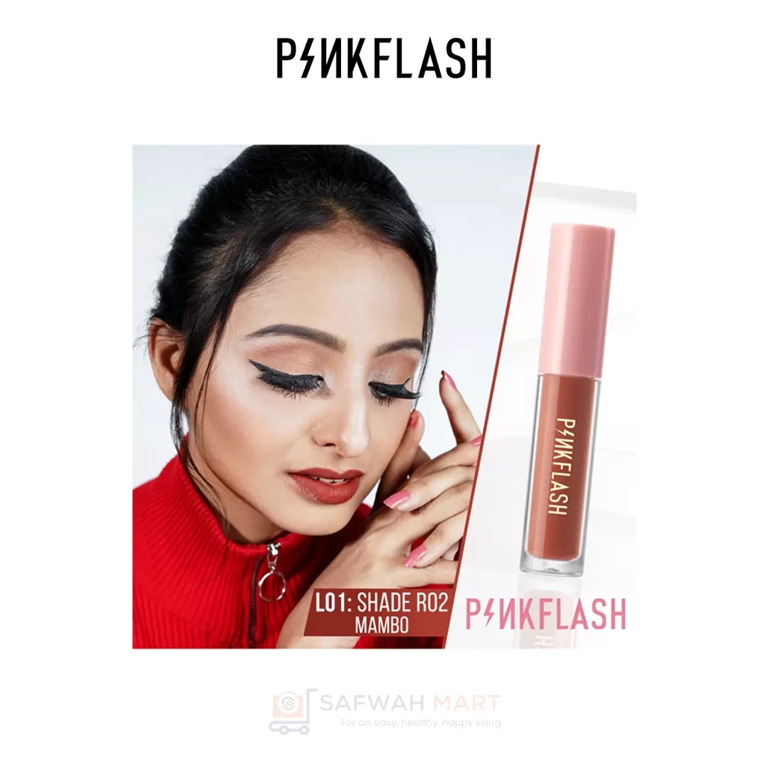 L01 – PINKFLASH Melting Matte Waterproof Lipstick (R02)