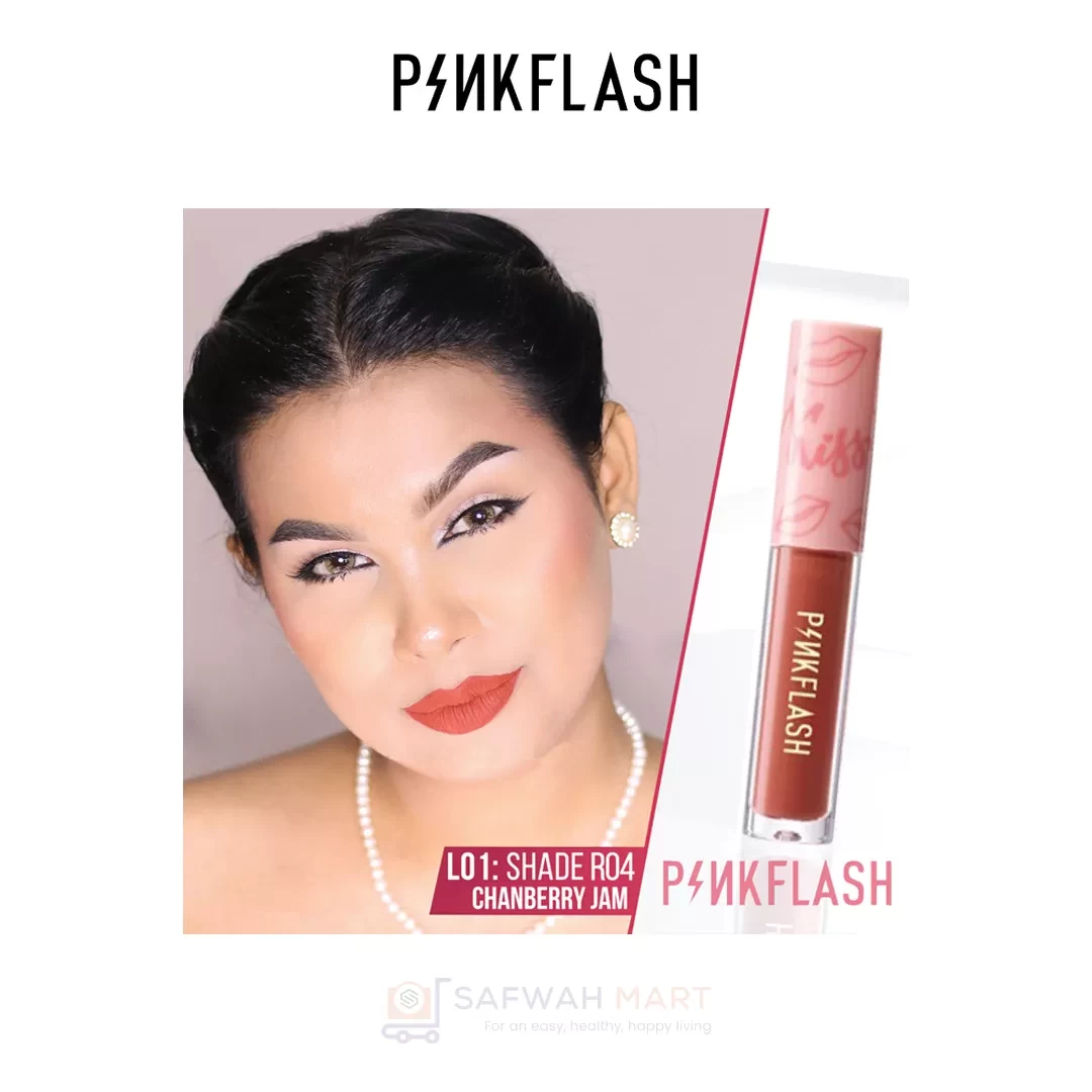 L01 – PINKFLASH Melting Matte Waterproof Lipstick (R04)