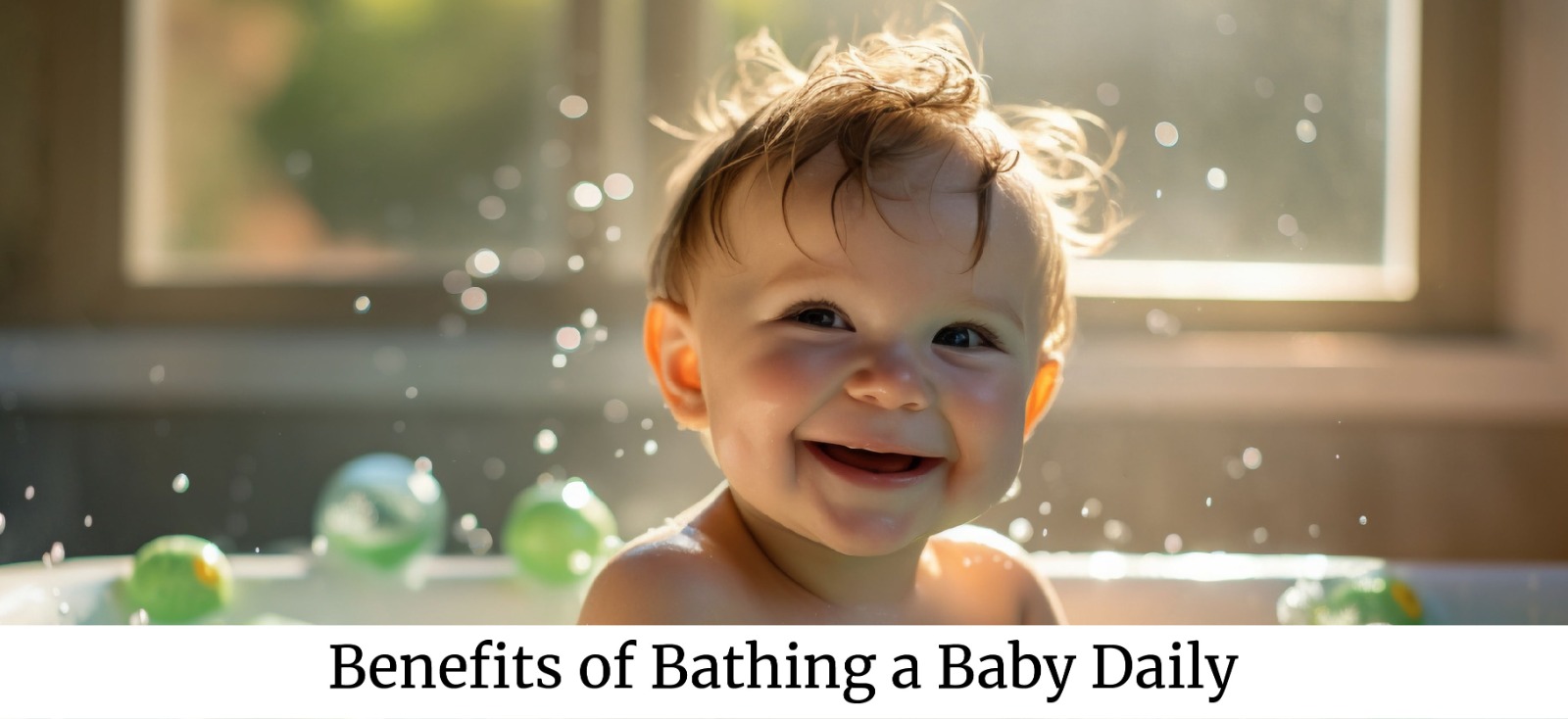Benefits of Bathing a Baby Daily