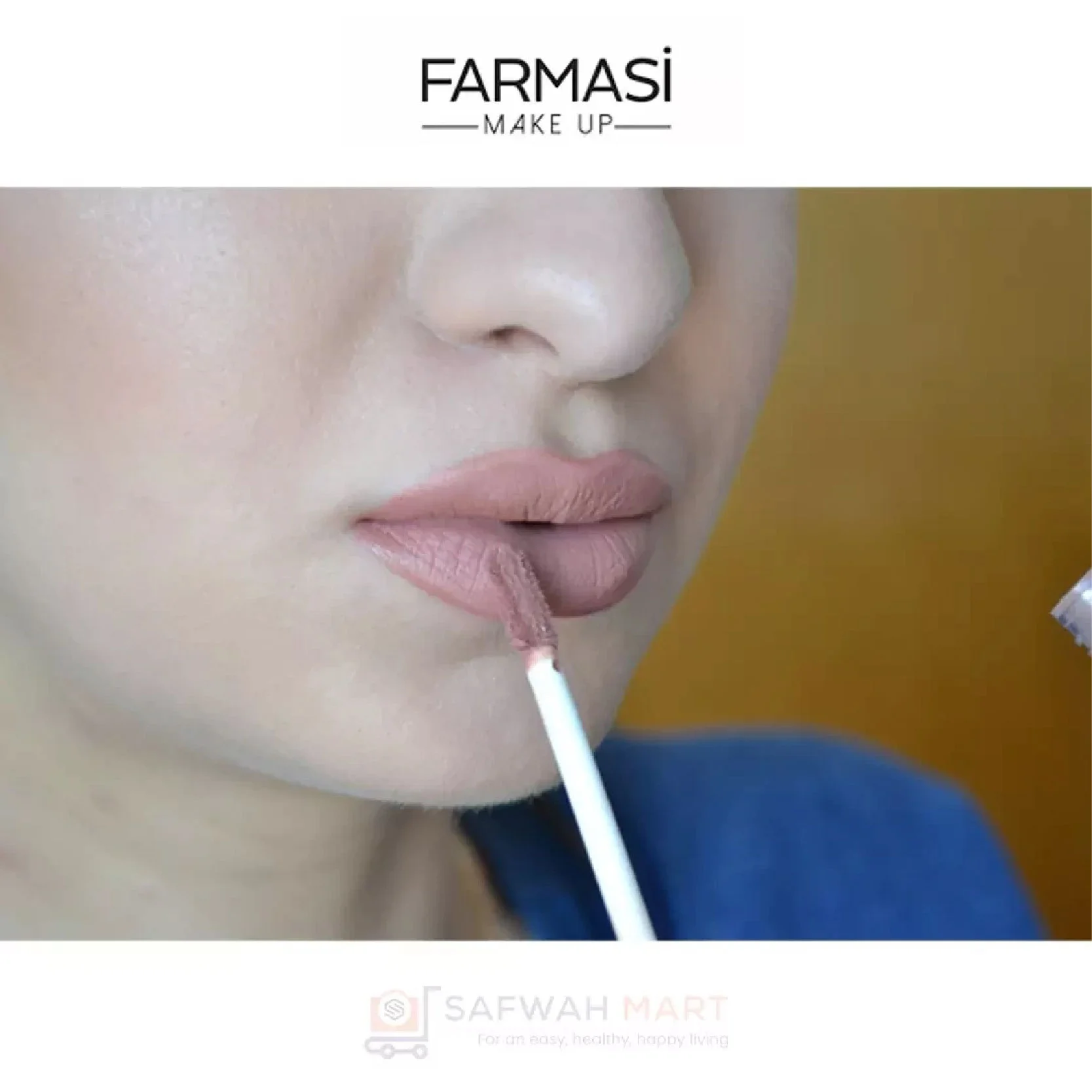 Farmasi Velvet Matte Liquid Lipstick 101 Feel Beige