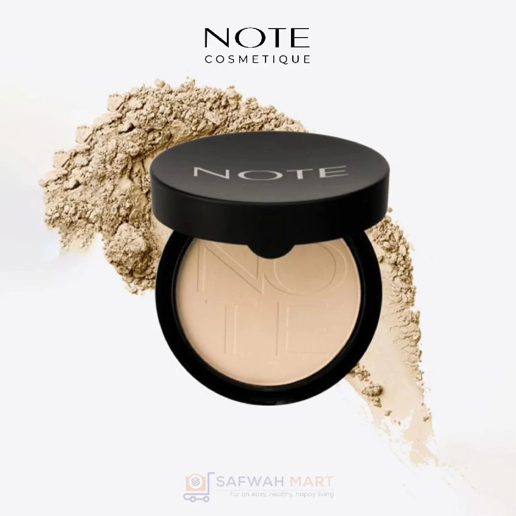 Note Luminous Silk Compact Powder 01 (Beige)