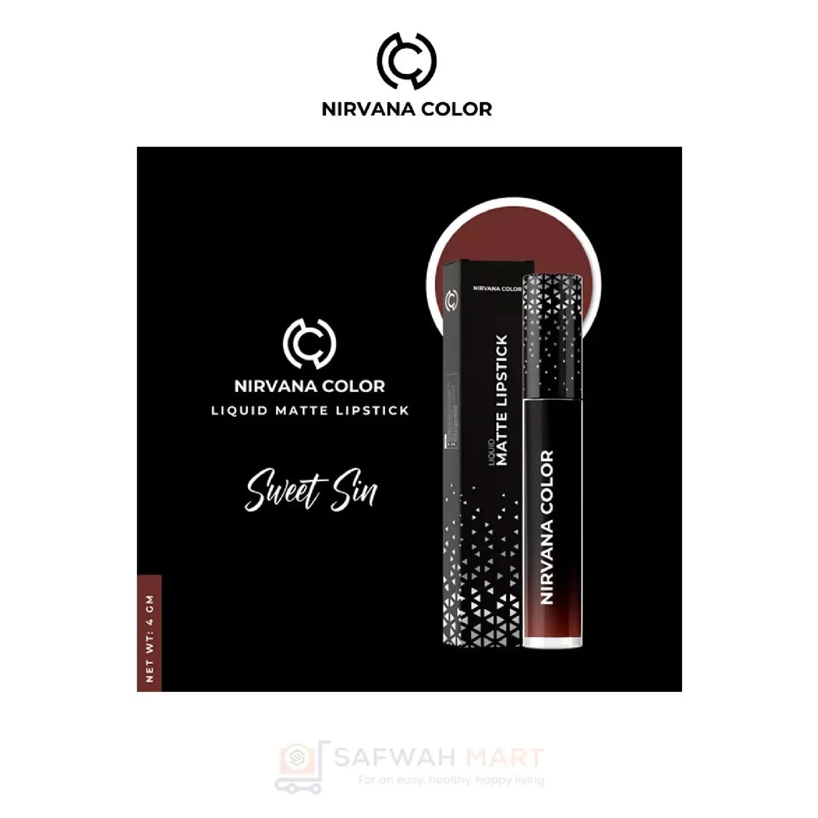 Nirvana Color Liquid Matte Lipstick-Sweet Sin