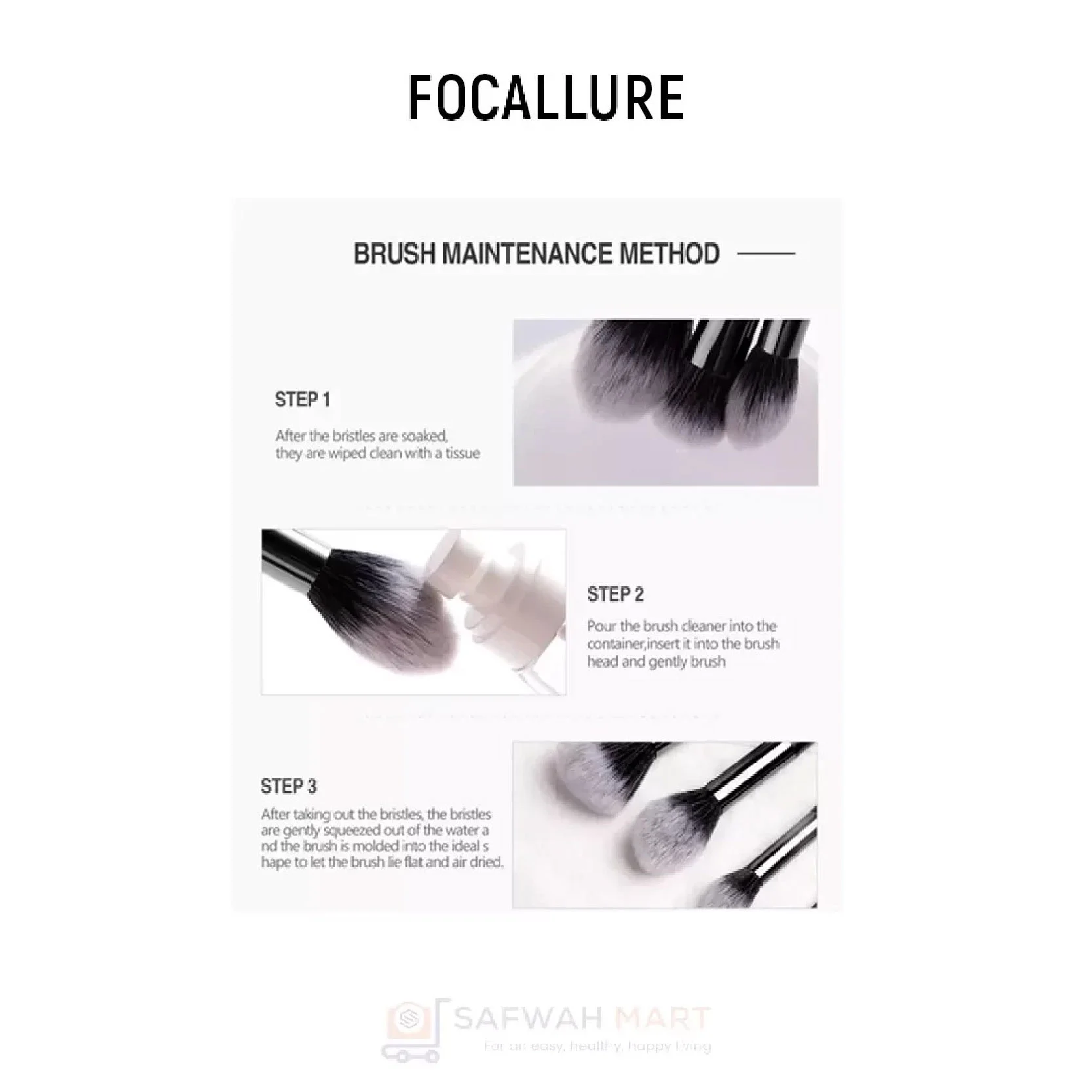 Focallure FA70 6pcs maekup brush(no bag)