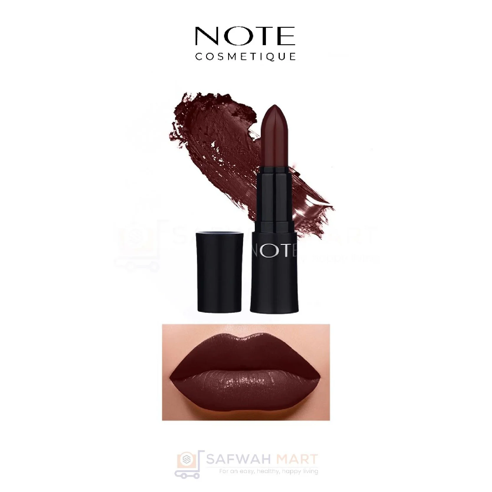 Note Mattimoist Lipstick 307 - Dark Wine