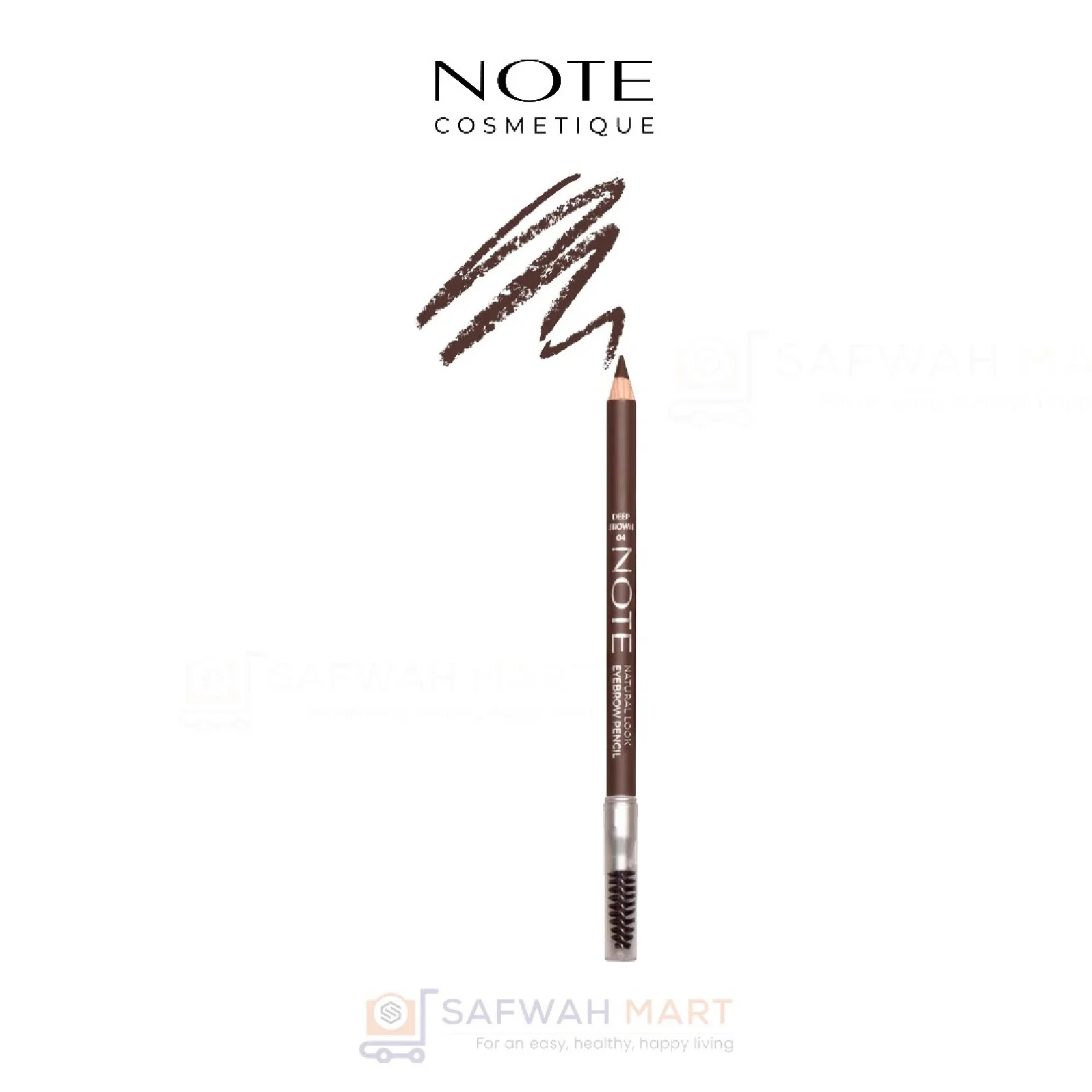 Note Natural Look Eye Brow Pencil in 04 (Deep Brown)