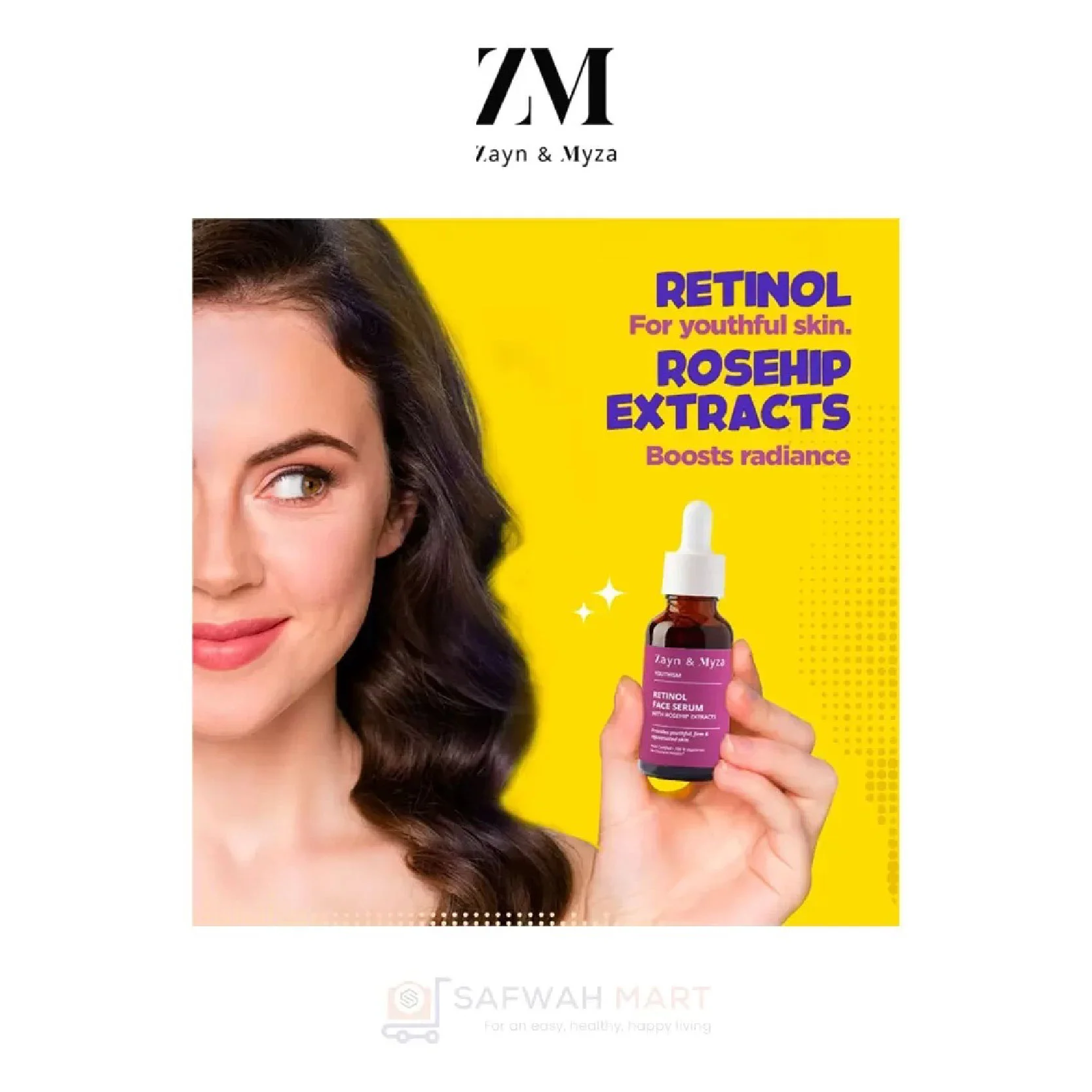 Zayn & Myza Retinol Face Serum with Rosehip Extracts