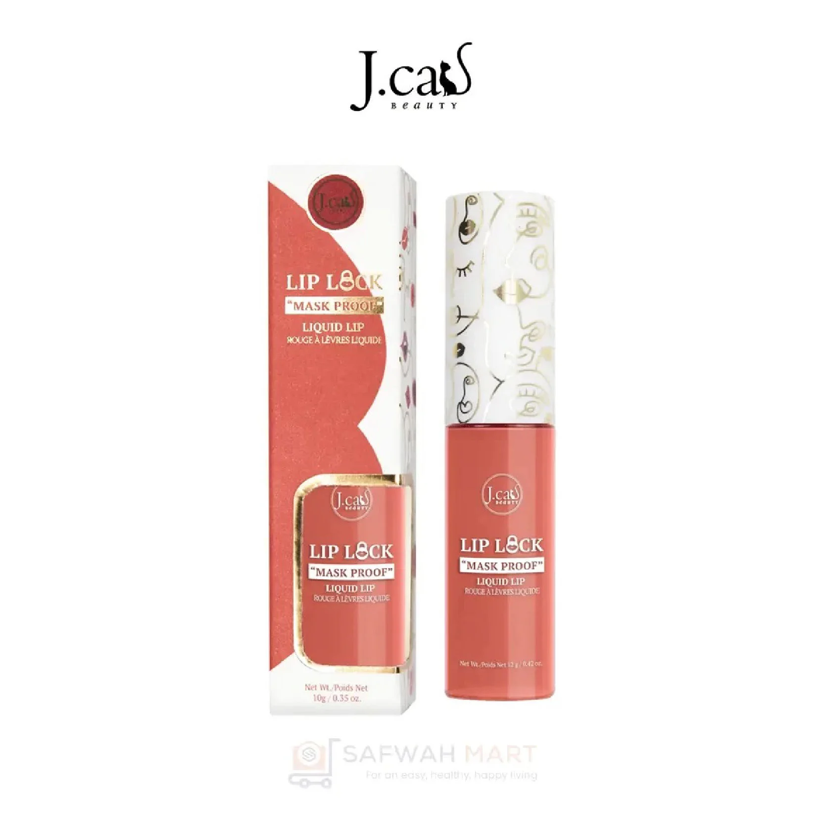 J.cat Lip Lock Mask-Proof Liquid Lip (Essential 105)