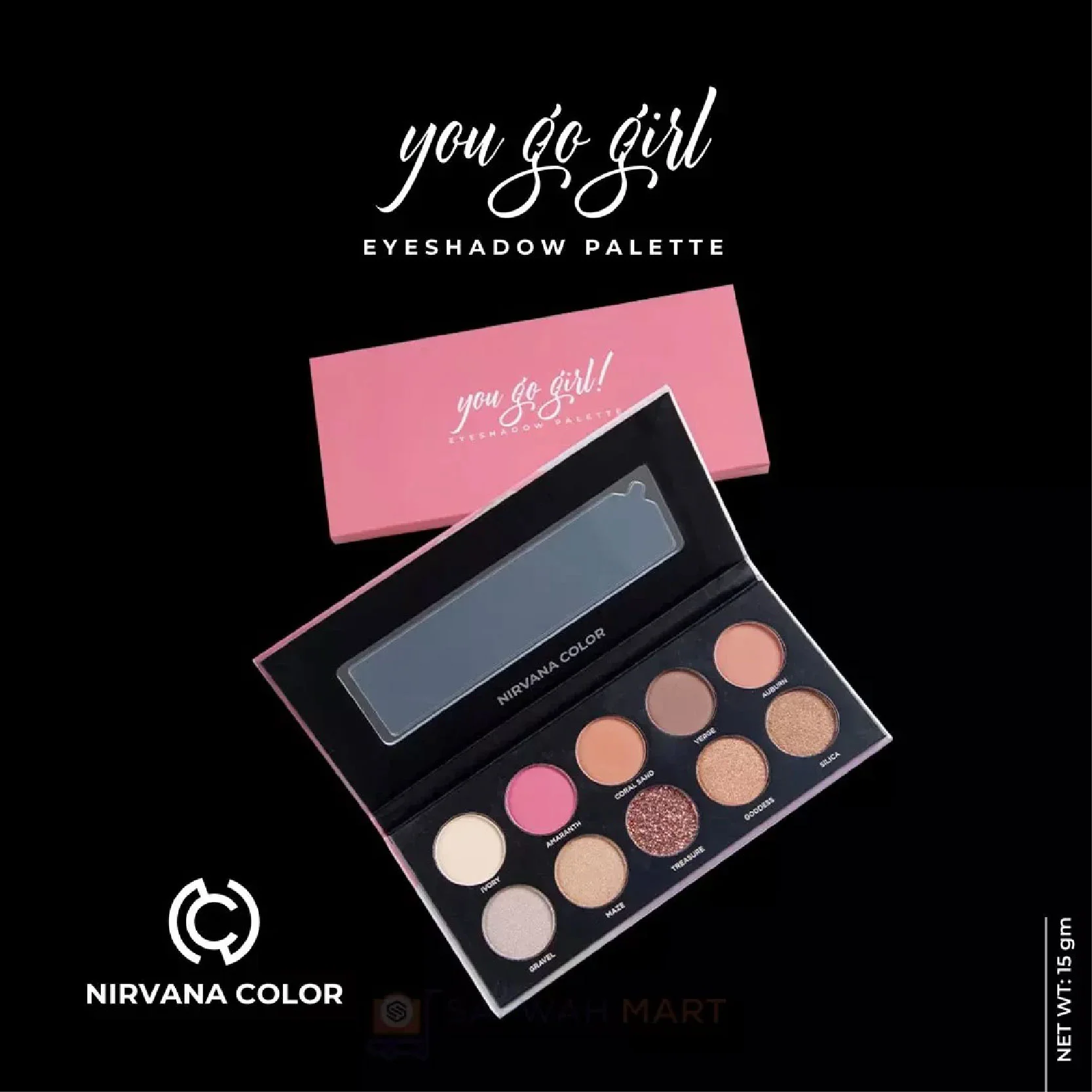 Nirvana Color Eye shadow Palette - You Go Girl