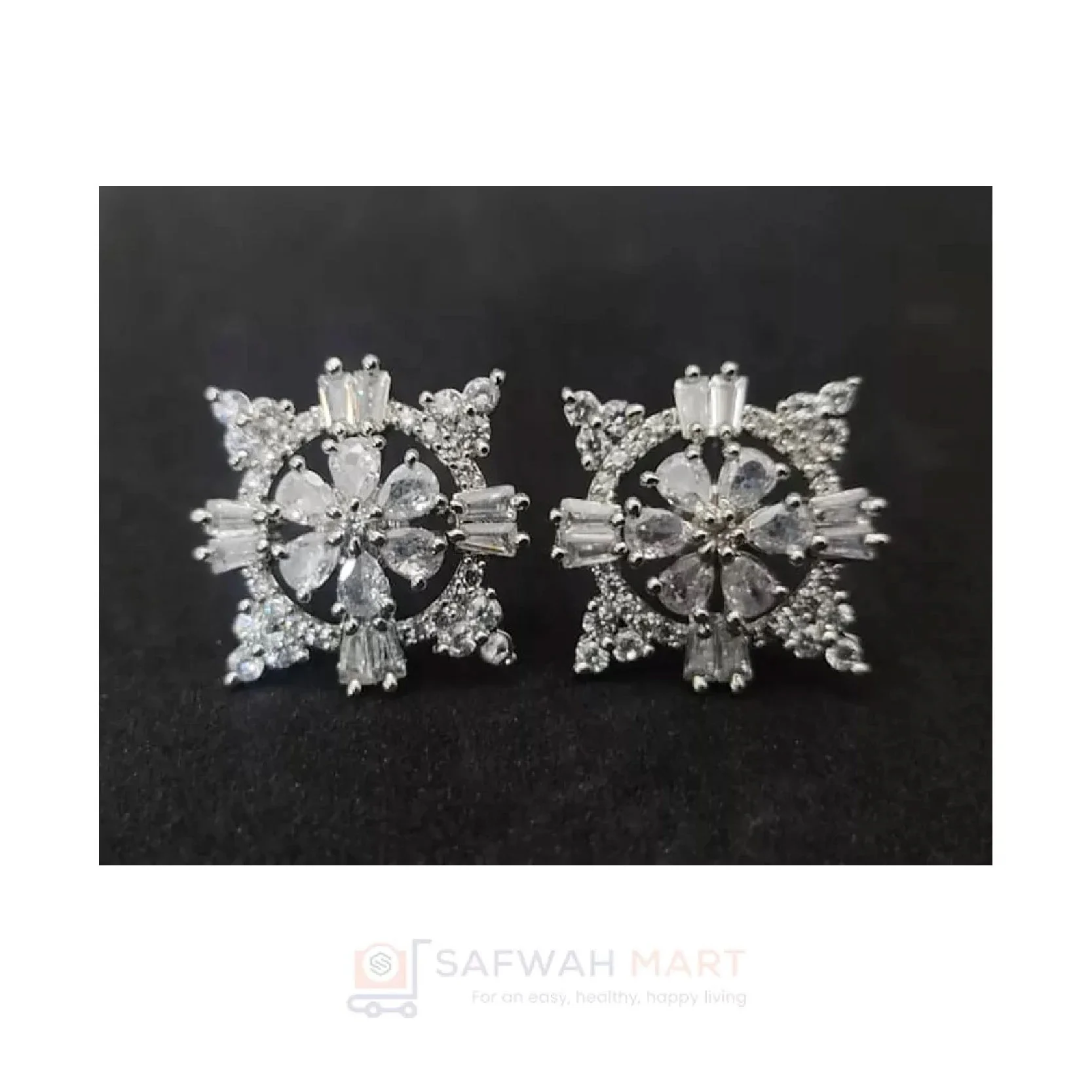 Ear Top Snowflakes (White)