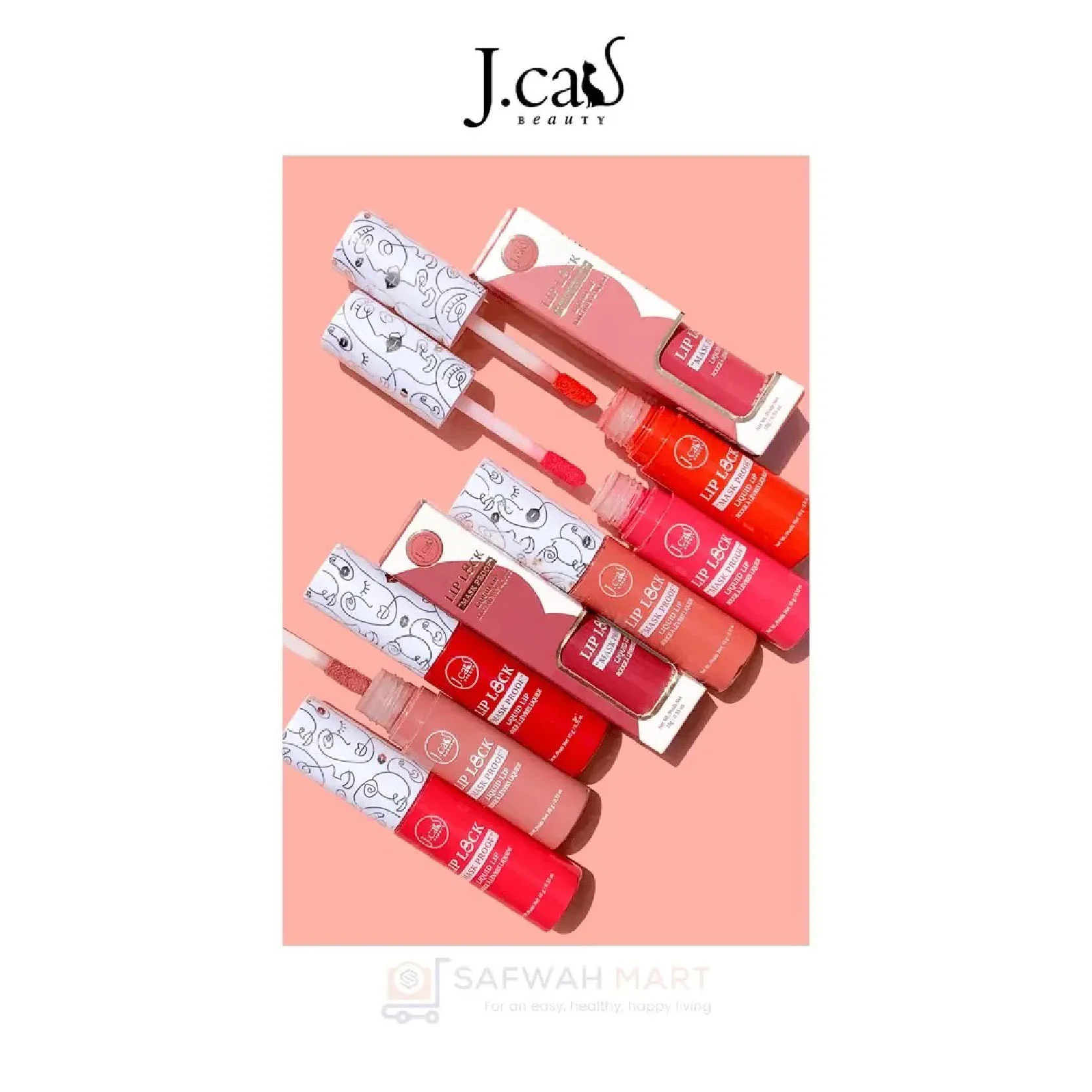 J.cat Lip Lock Mask-Proof Liquid Lip (Blessed 108)