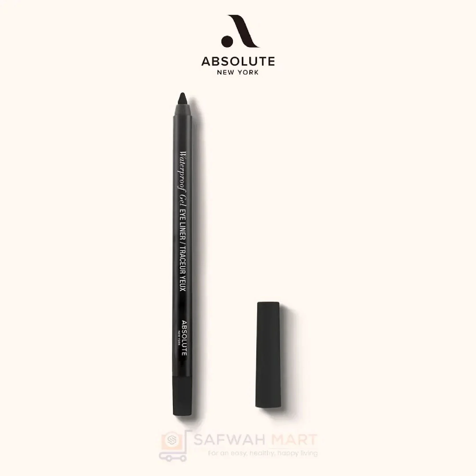 Absolute New York Waterproff Gel Eye Liner(Black)