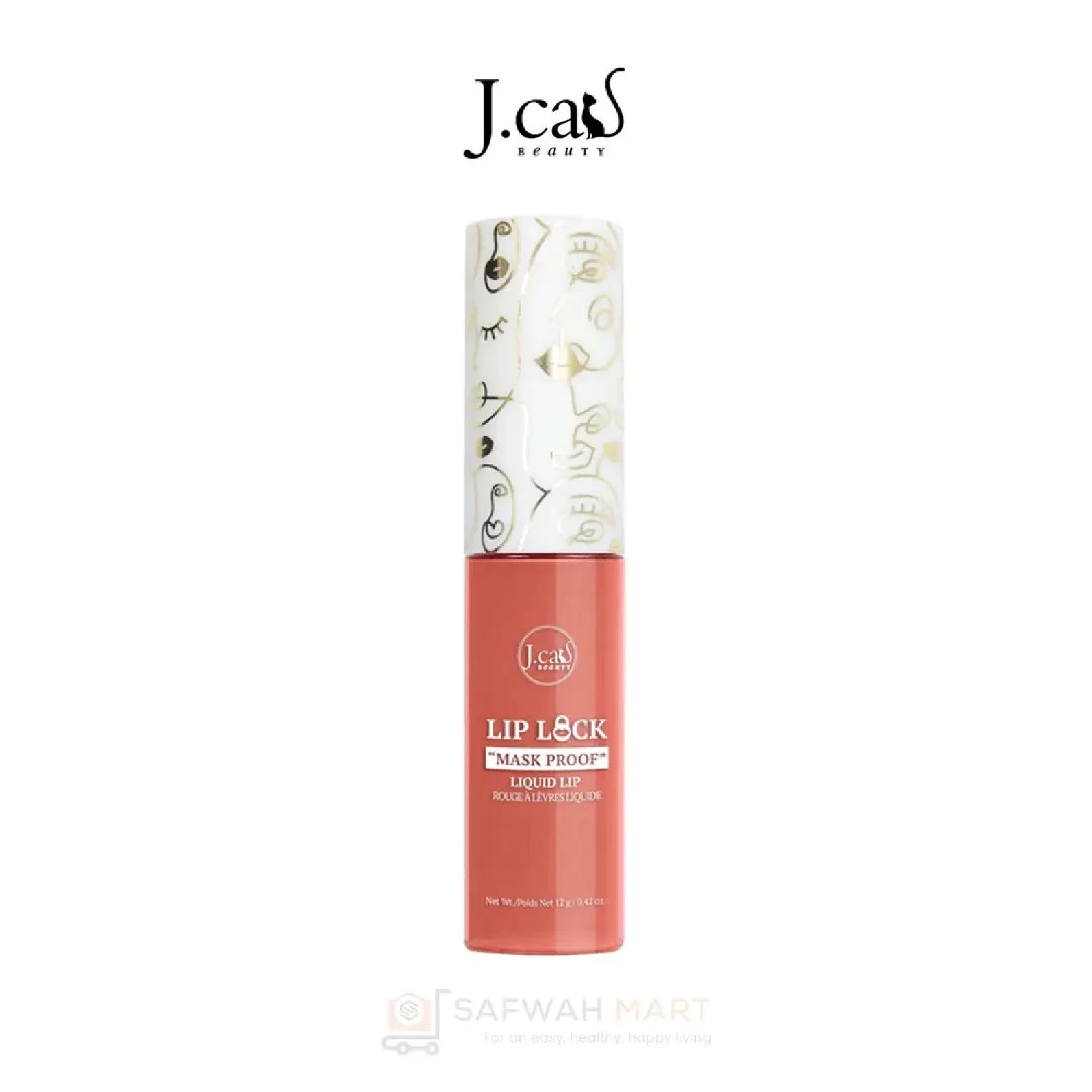 J.cat Lip Lock Mask-Proof Liquid Lip (Essential 105)