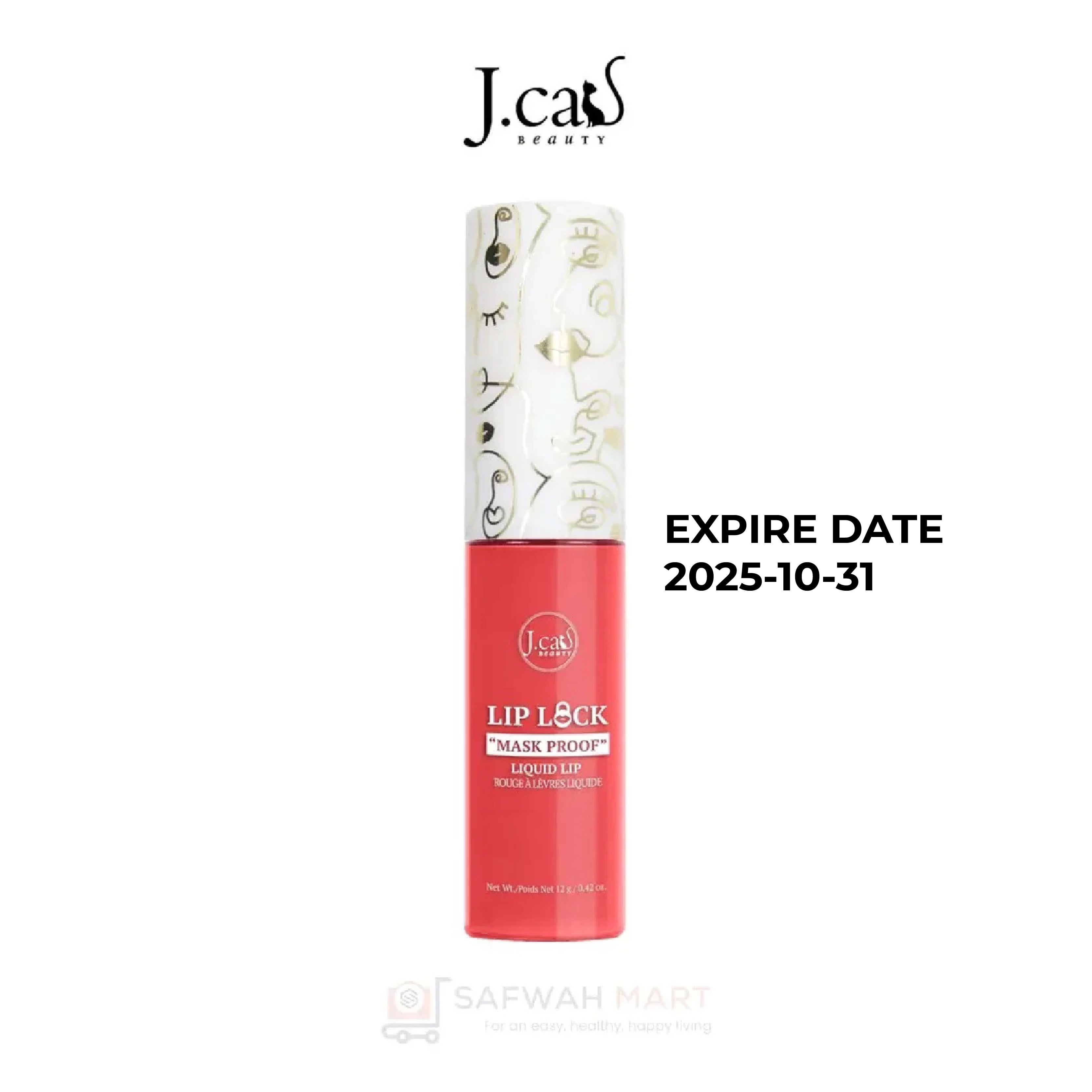 J.cat Lip Lock Mask-Proof Liquid Lip (Positive Mindset 101)