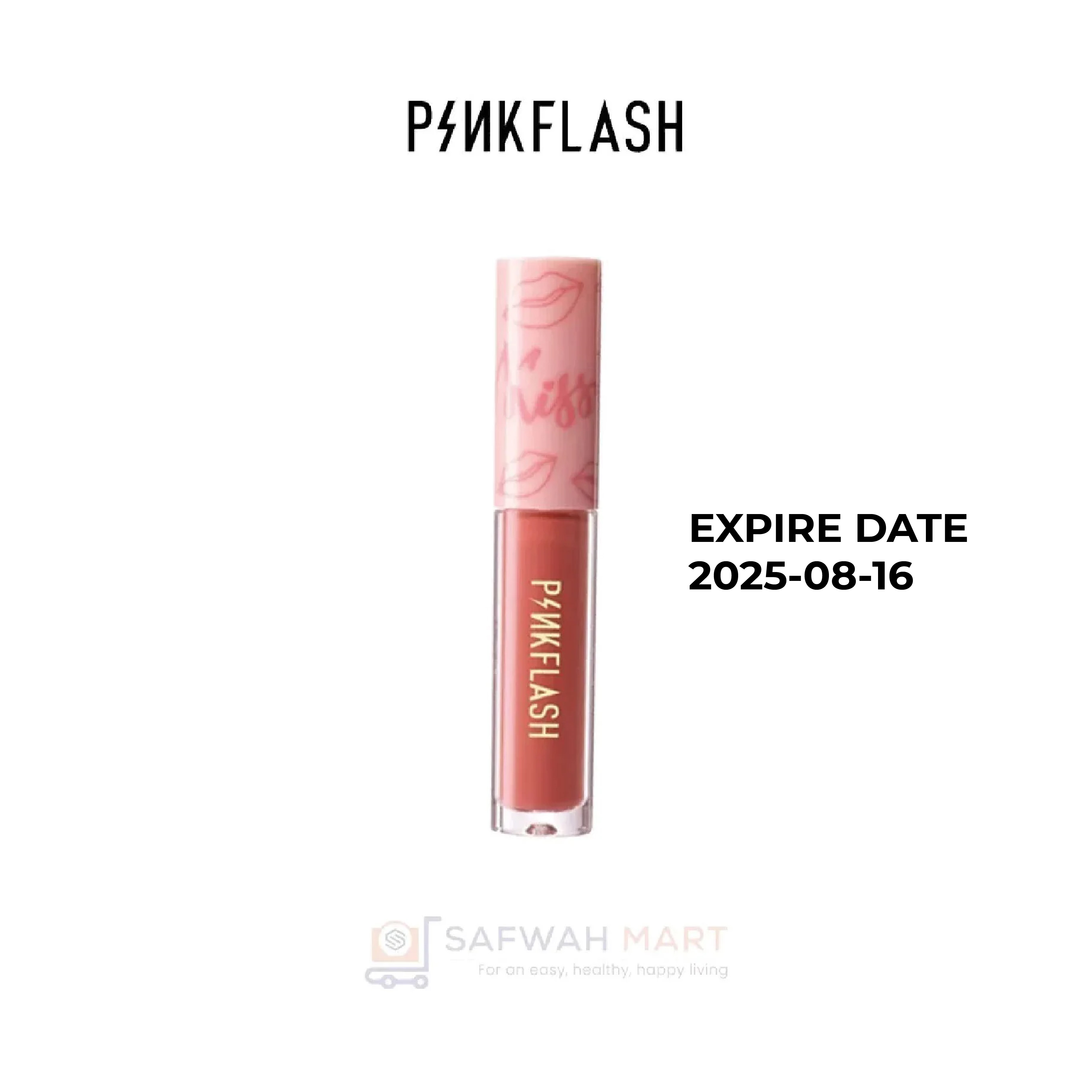 L01 –Pink Flash Melting Matte Waterproof Lipstick (P04)