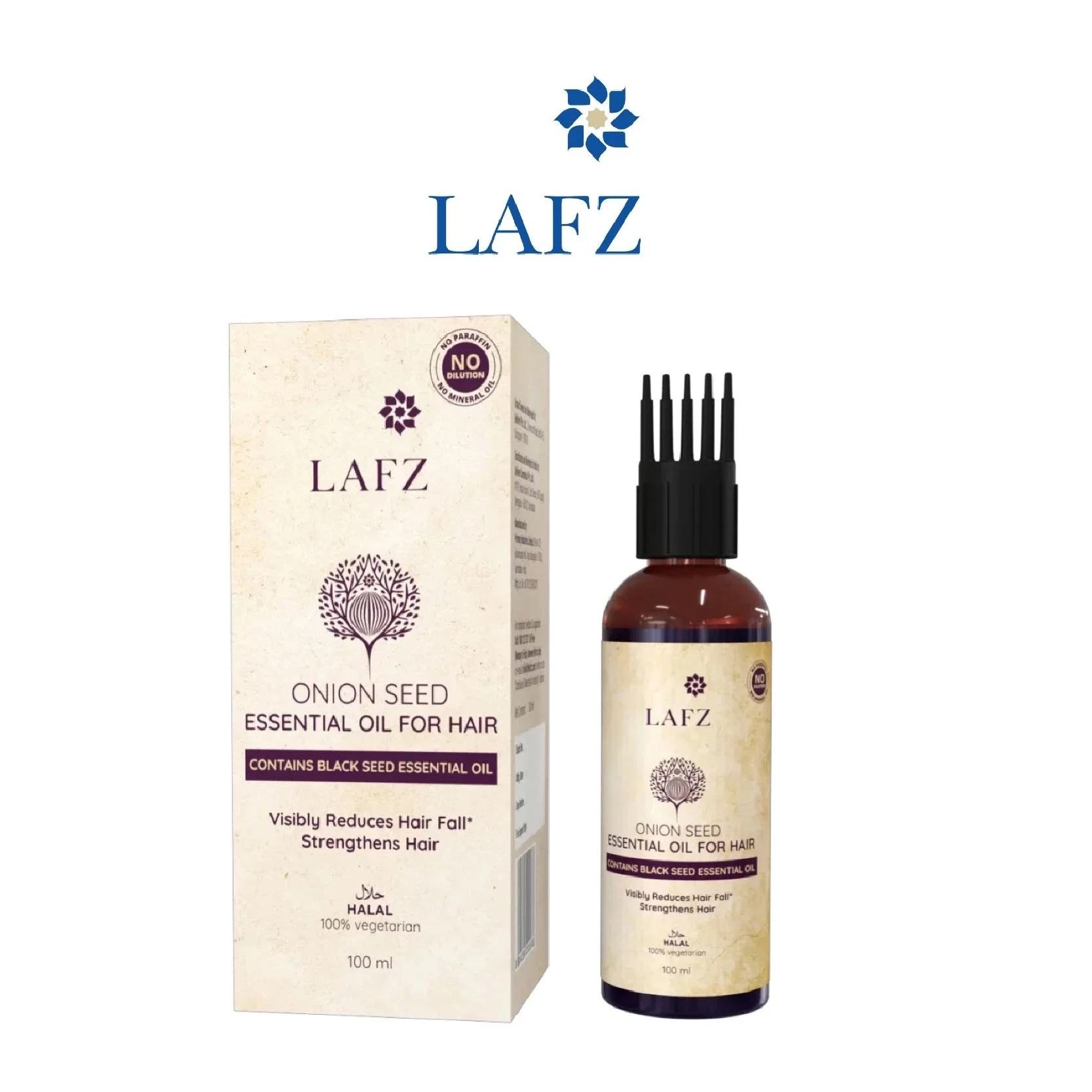 LAFZ Halal Onion Seed Essential Oil For Hair