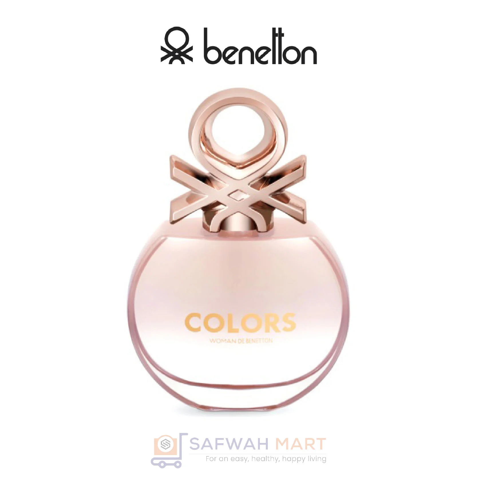 Benetton Colors Rose for Her EDT 80 Ml