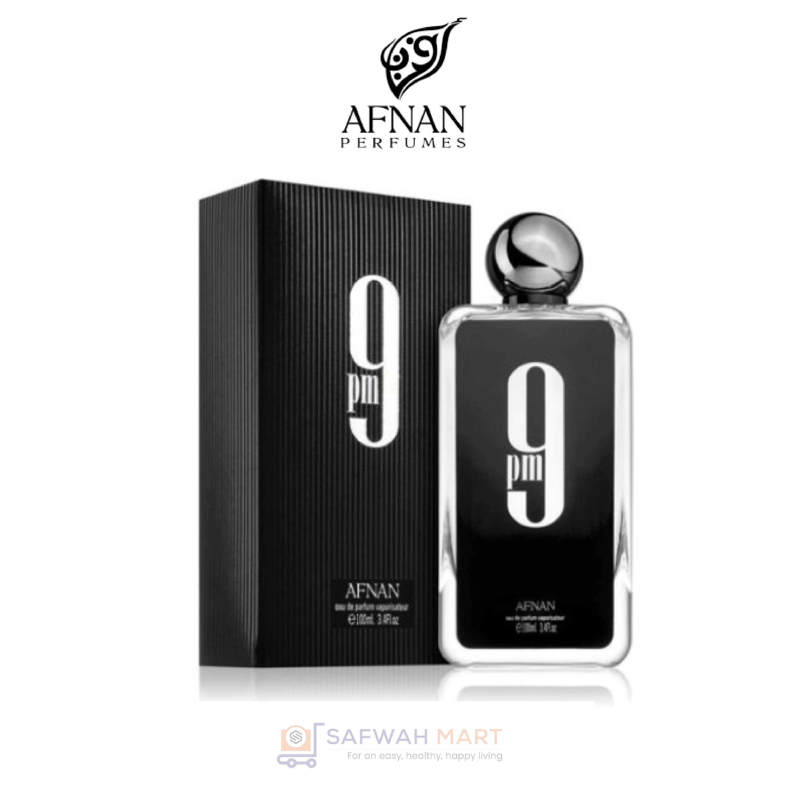 Afnan 9 PM EDP 100ML For Men