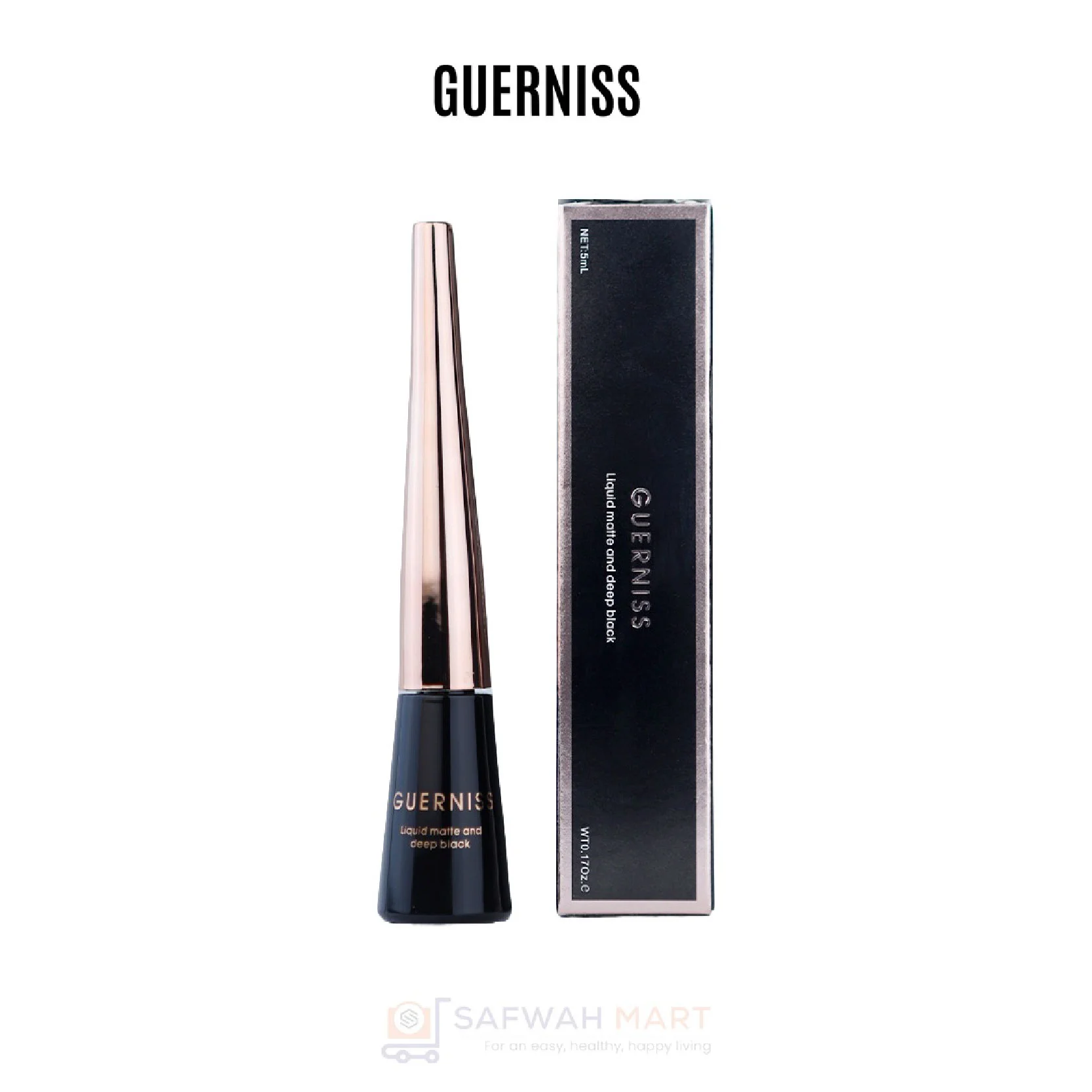 Guerniss Semi Matte Black Eyeliner