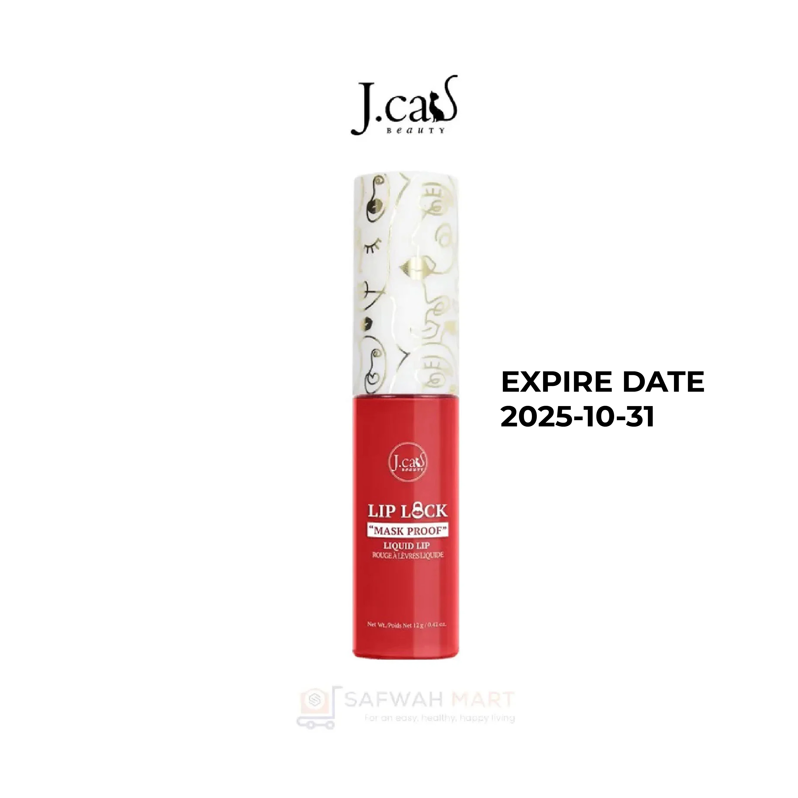 J.cat Lip Lock Mask-Proof Liquid Lip (First Response 103)