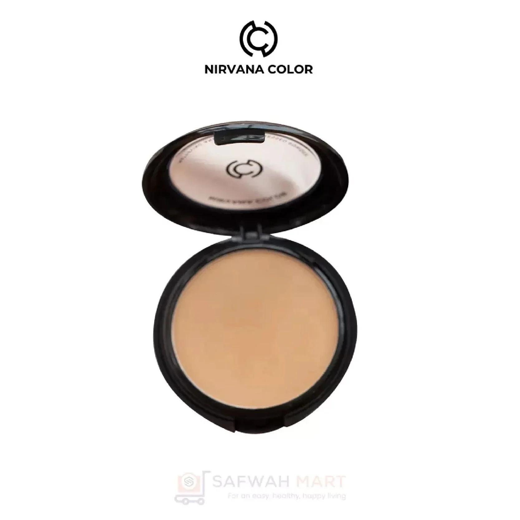 Nirvana Color Mattifying And Poreless Pressed Powder (Light Golden)