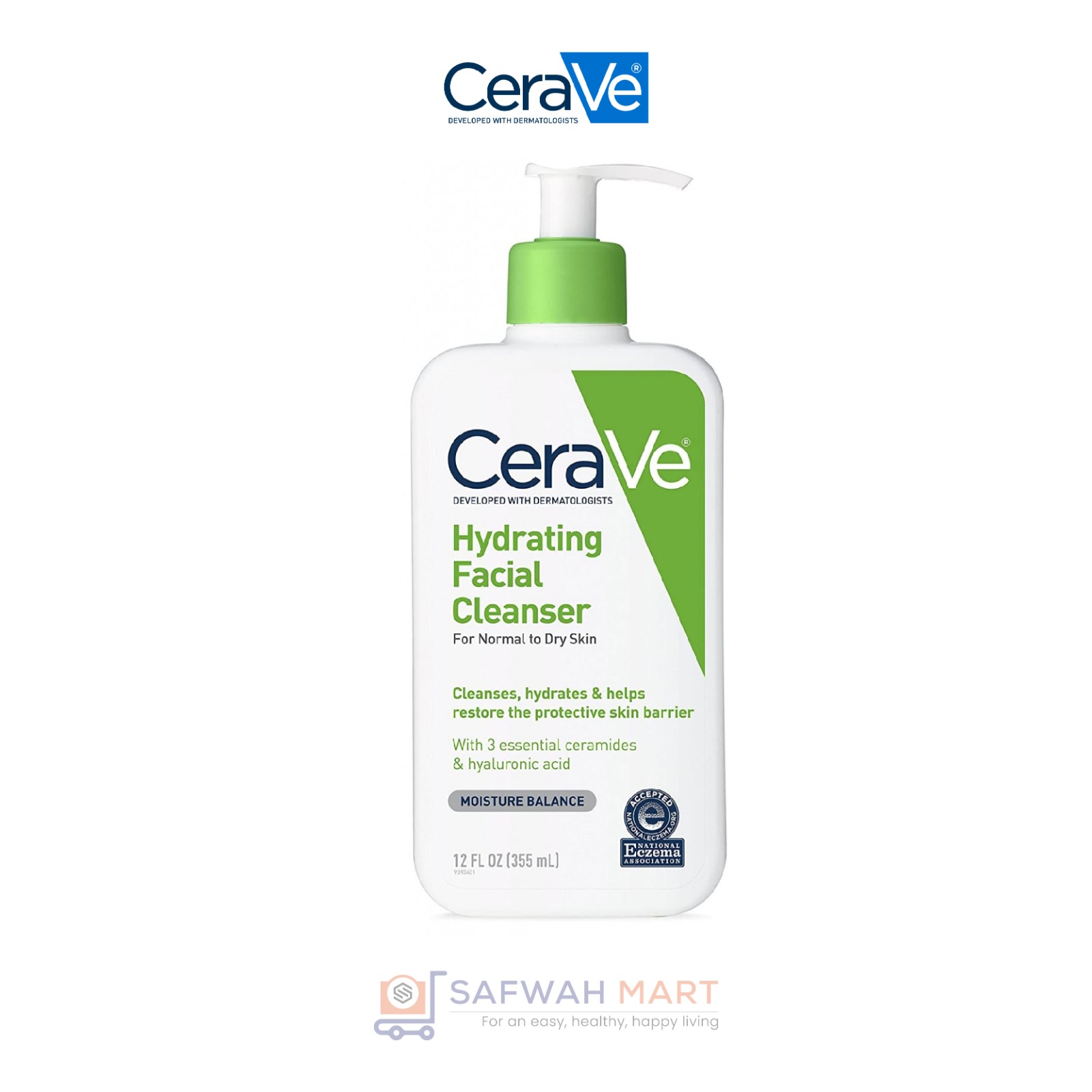 Cerave Hydrating Facial Cleanser For Normal To Dry Skin