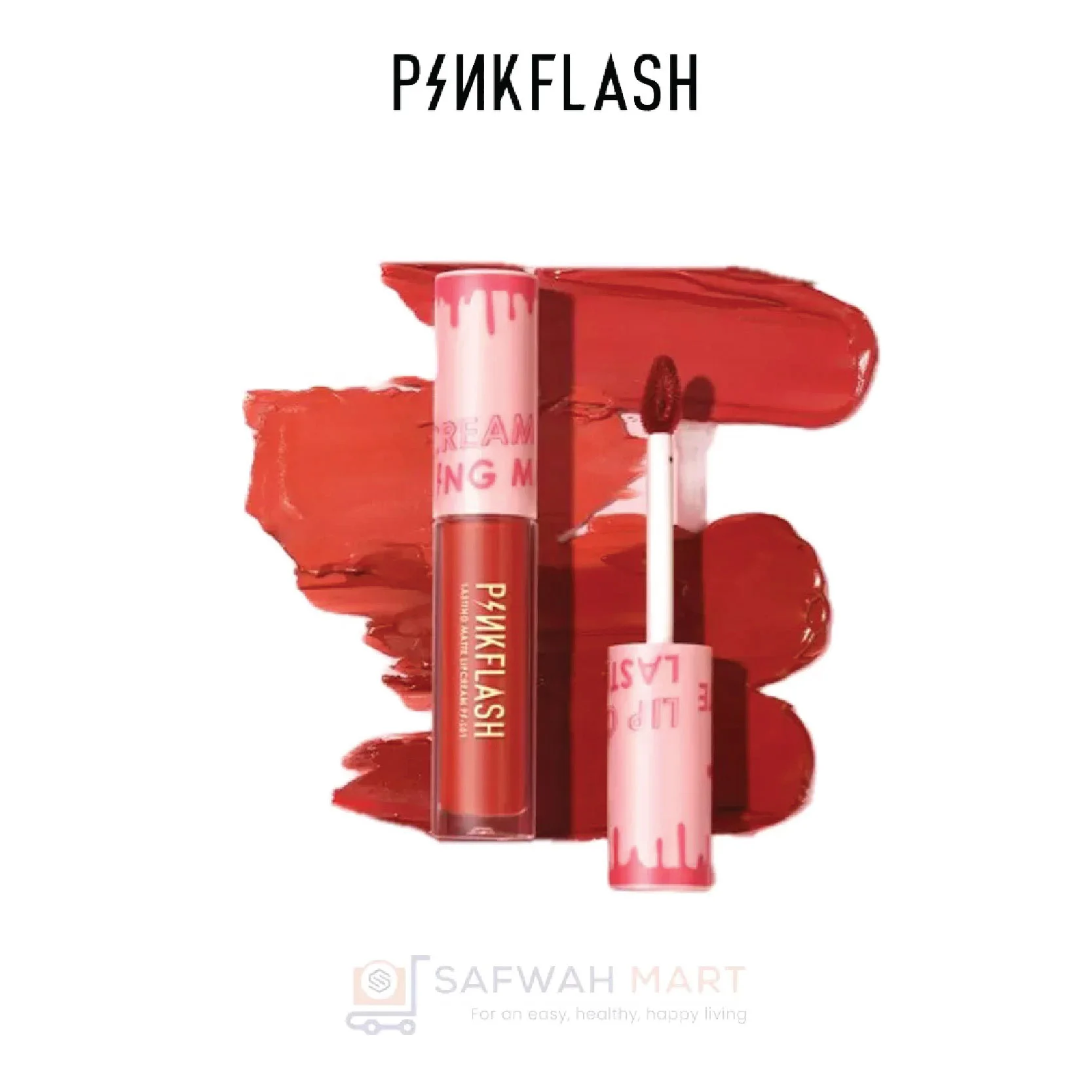 L01 –Pink Flash Melting Matte Waterproof Lipstick (R04)