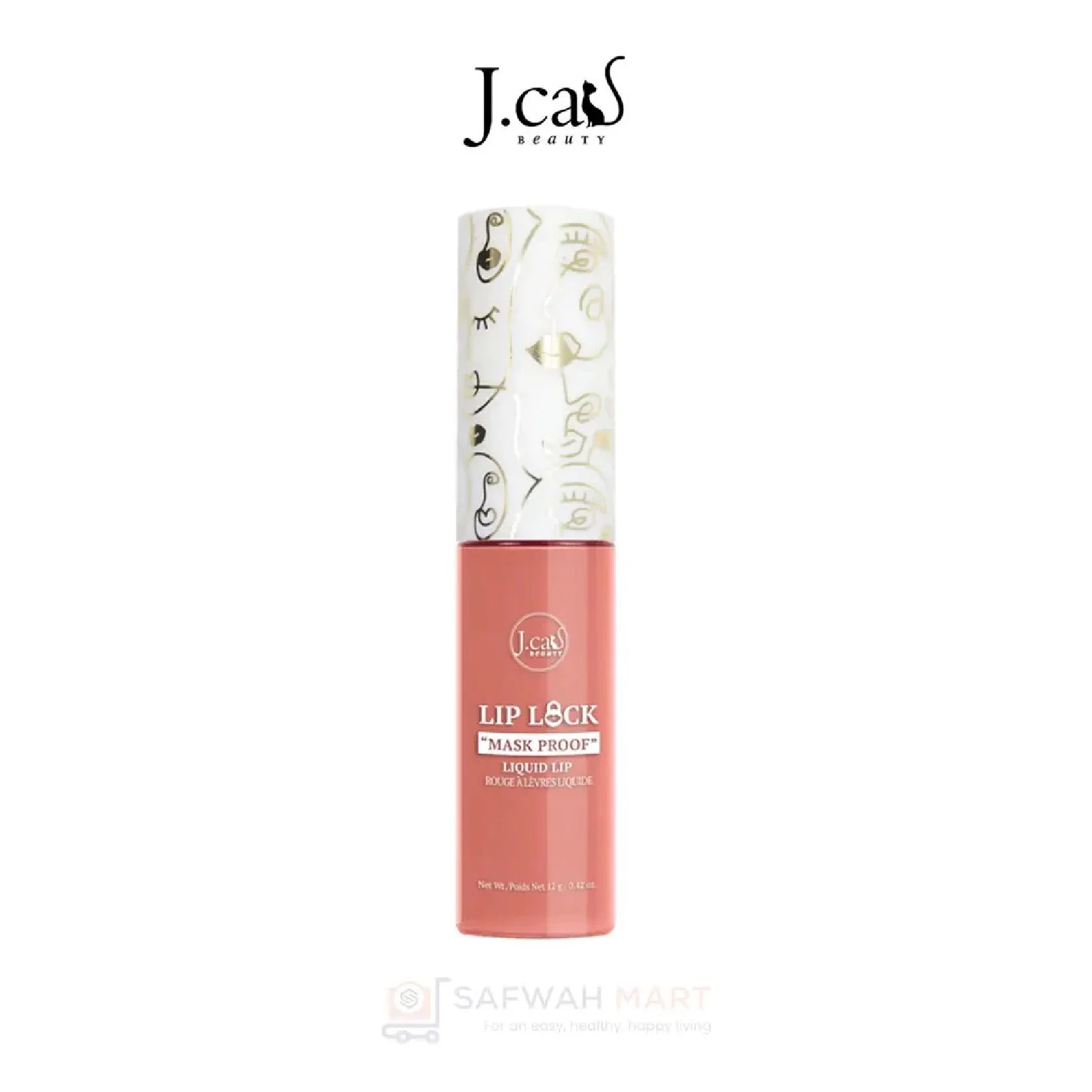 J.cat Lip Lock Mask-Proof Liquid Lip (Introvert 102)