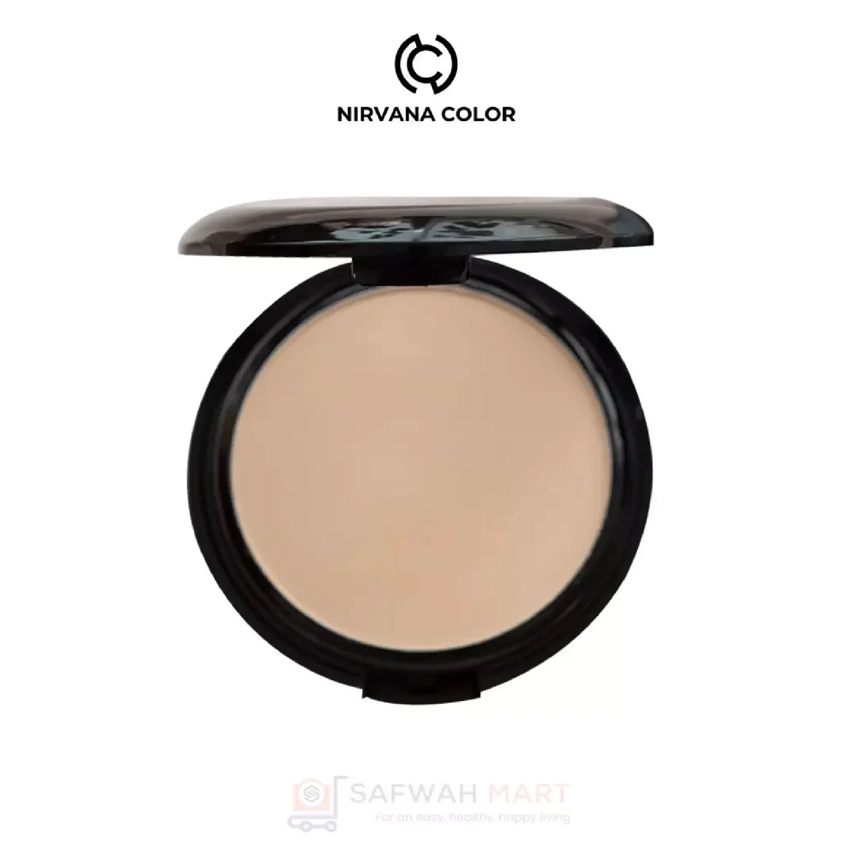 Nirvana Color Mattifying And Poreless Pressed Powder (Light Natural)