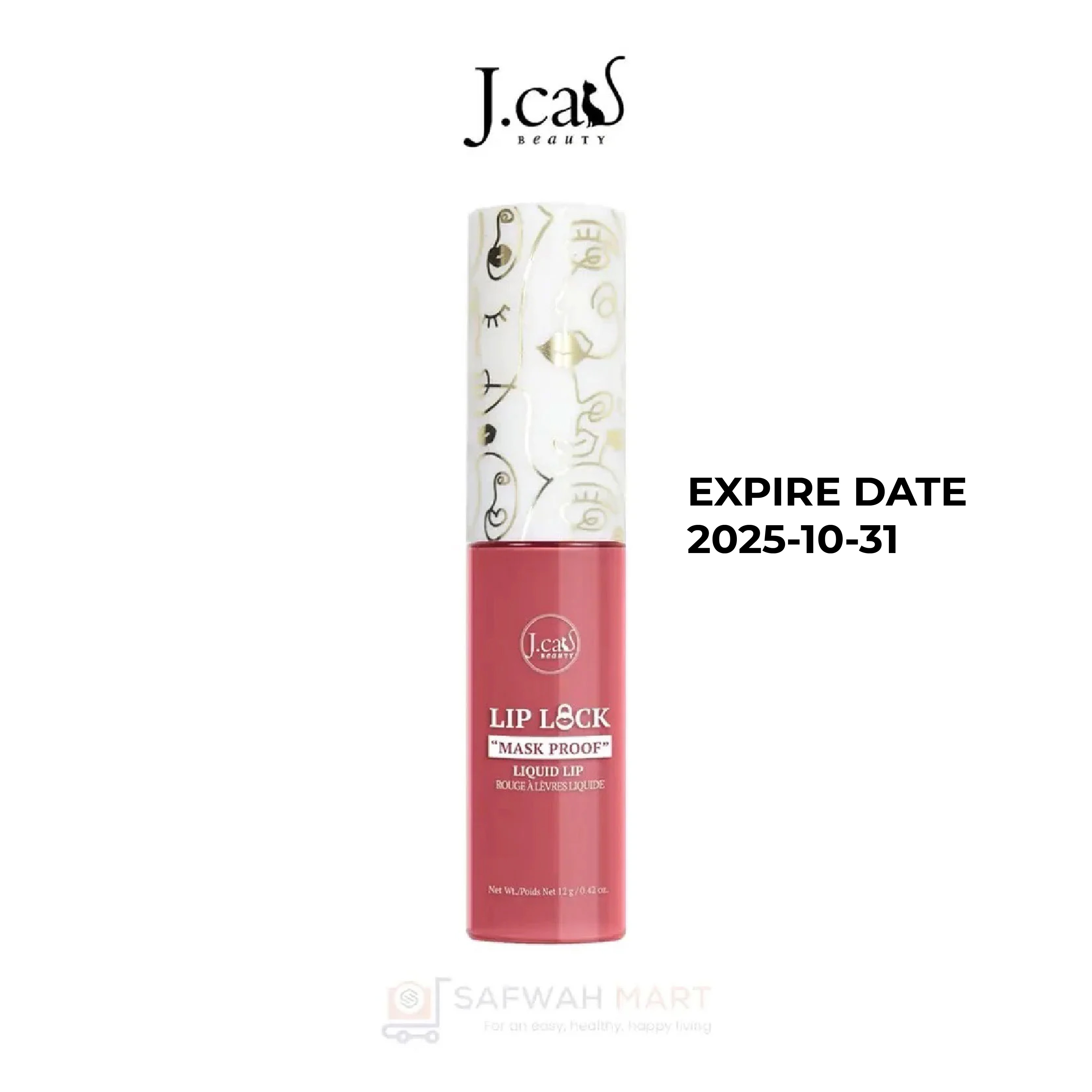 J.cat Lip Lock Mask-Proof Liquid Lip (Blessed 108)