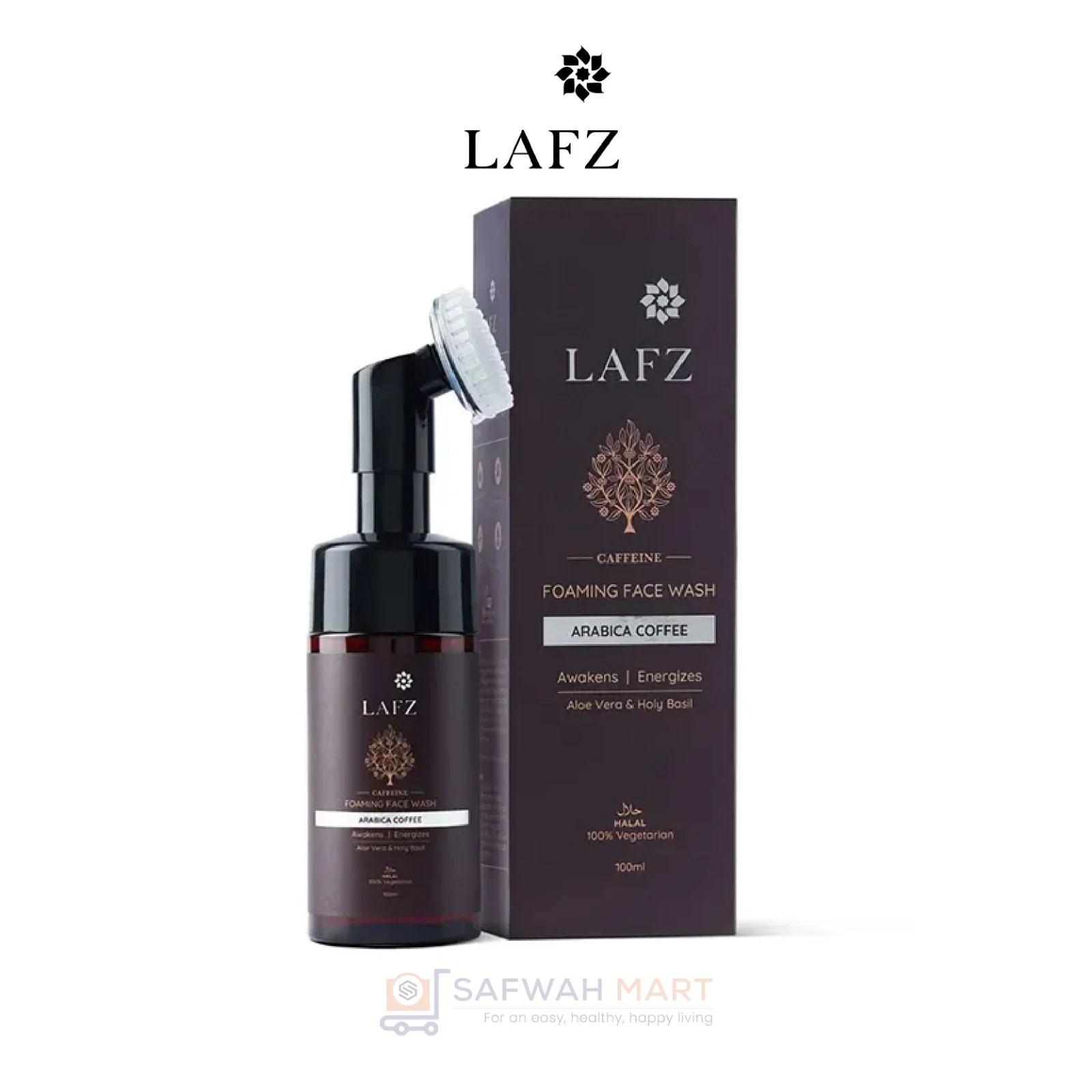 Lafz Foaming Face Wash (100ml) - Caffeine