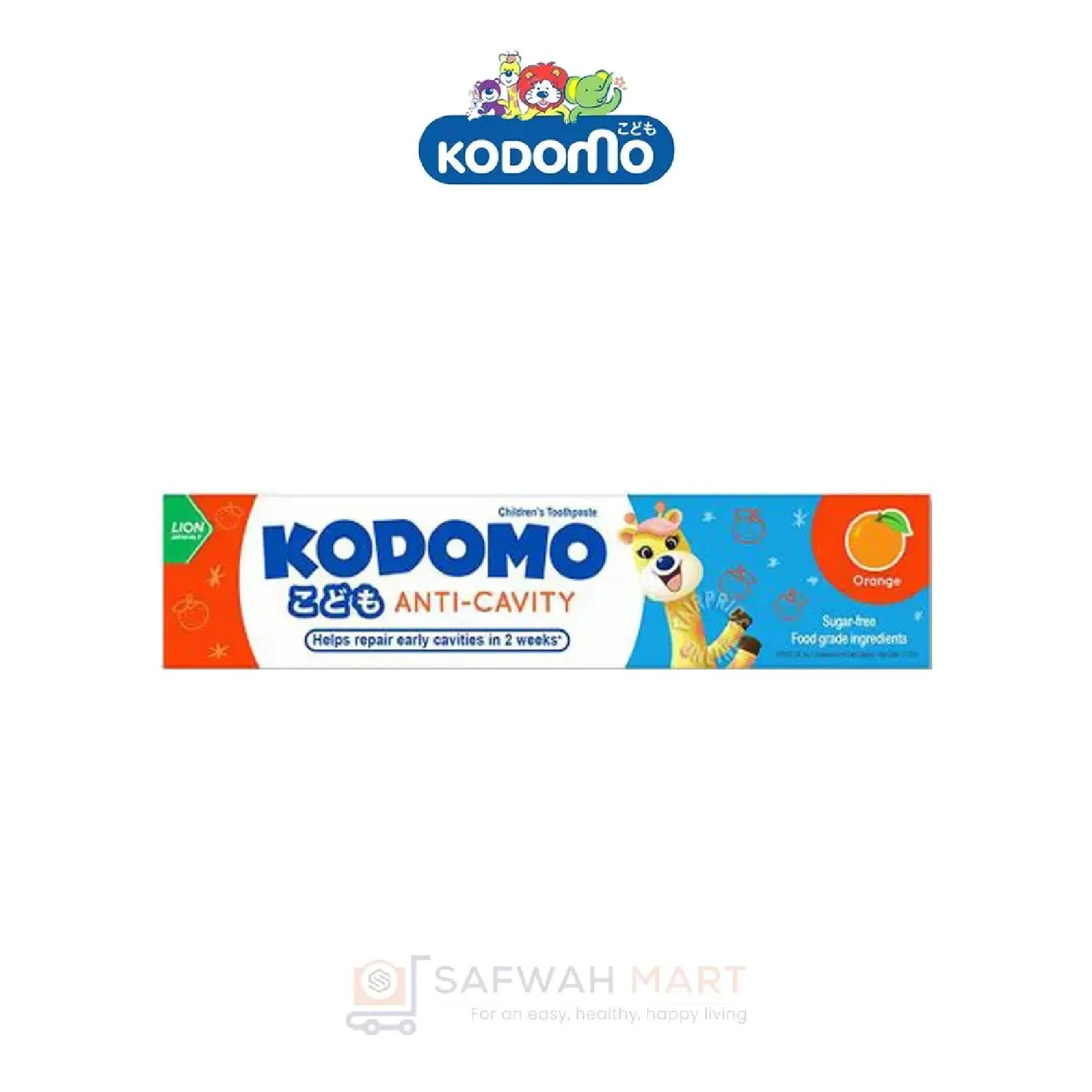 Kodomo Toothpaste Cream-Orange