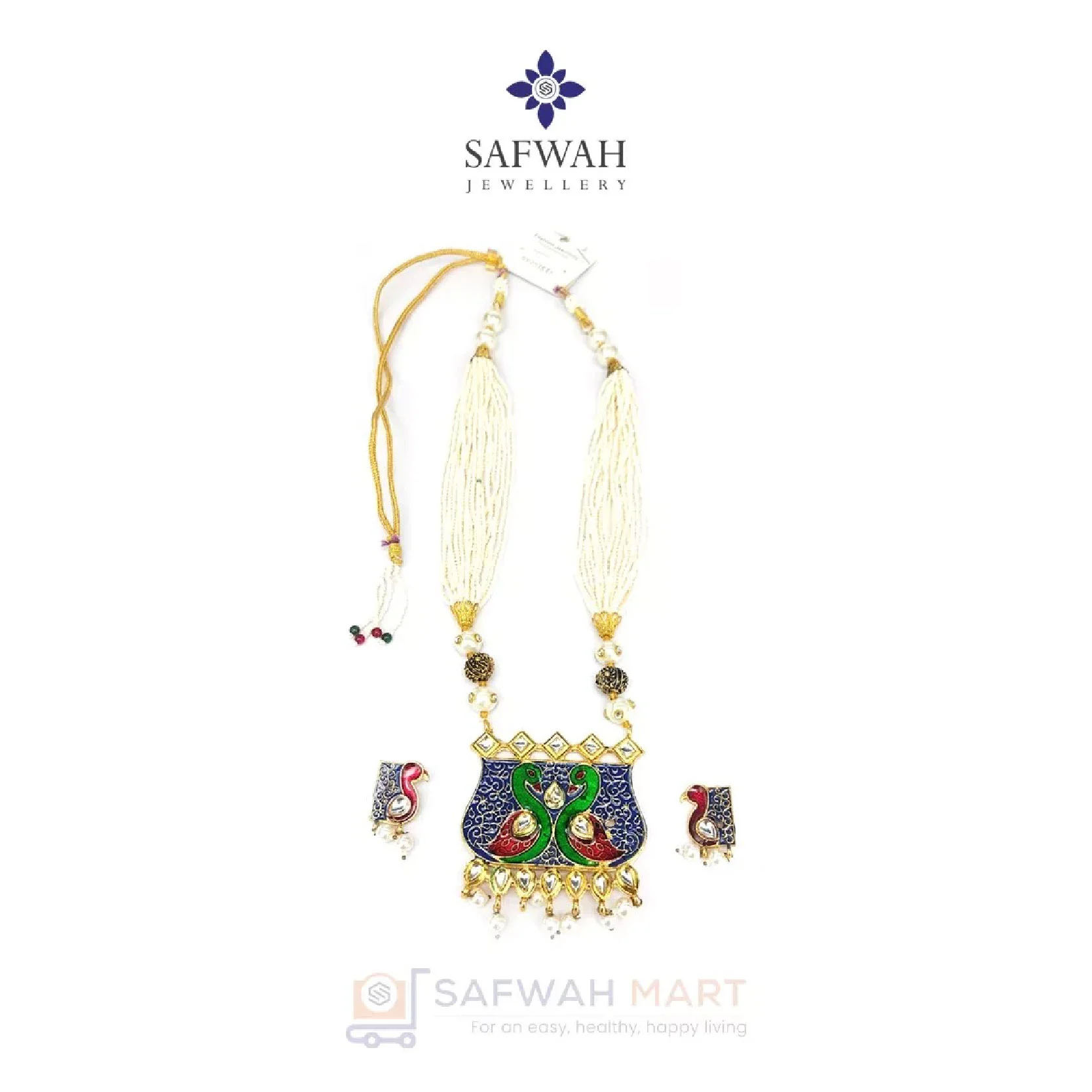 Indian Joypuri necklace set (Bird Design)