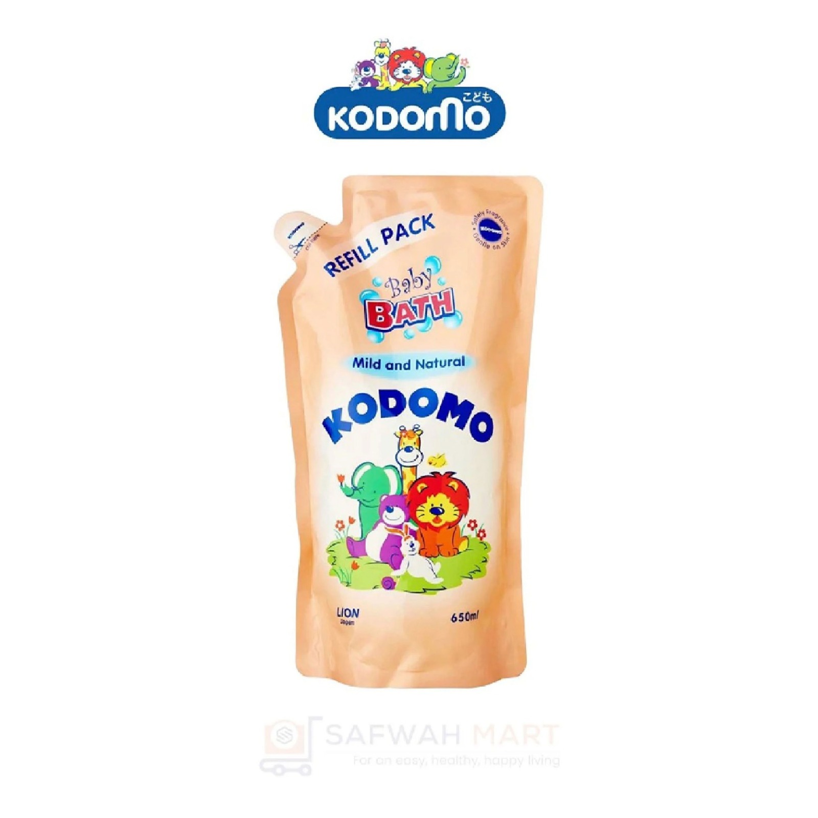Kodomo Mild & Natural Baby Bath Refill Pack