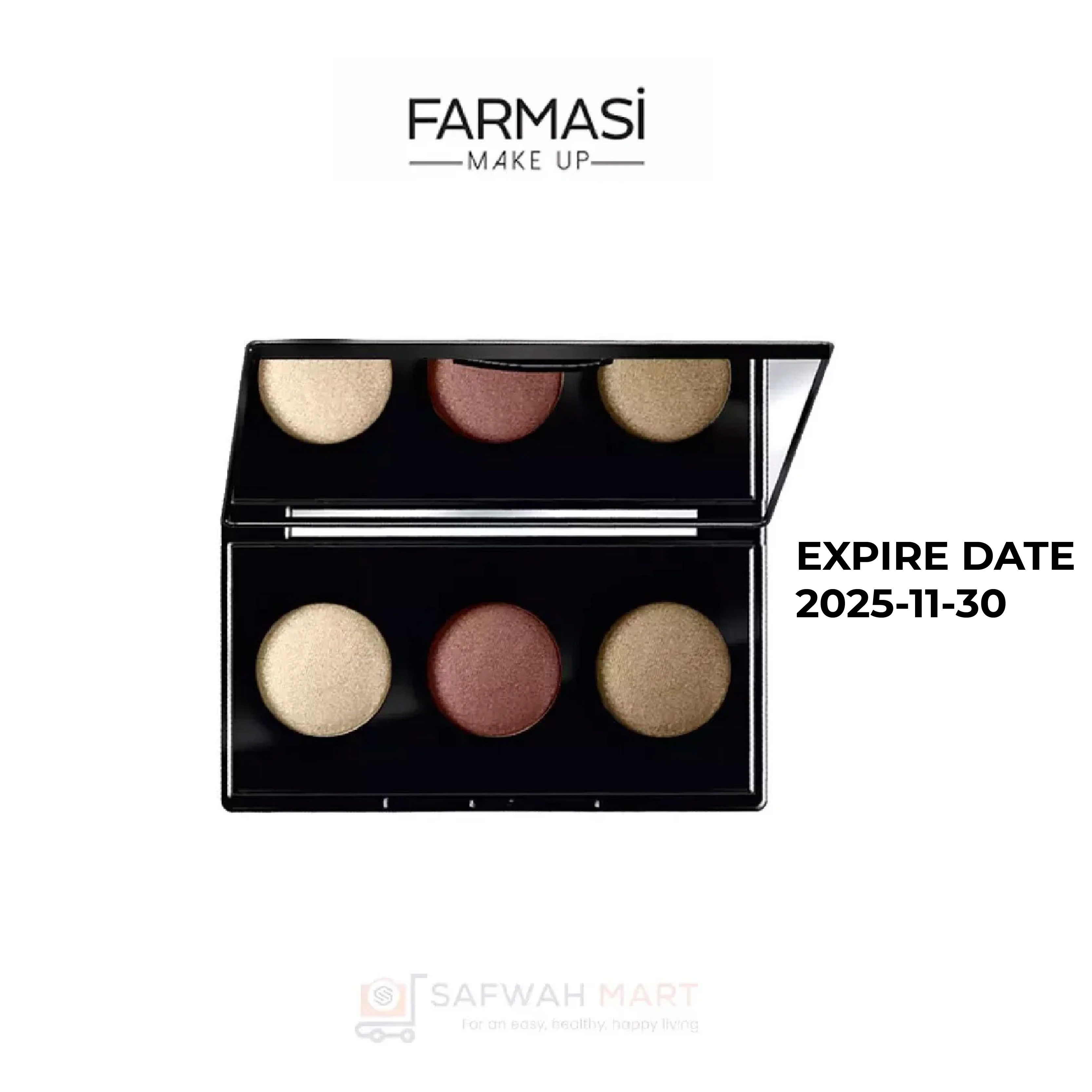 Farmasi Trio Eyeshadow Kit Sunset Kiss 06