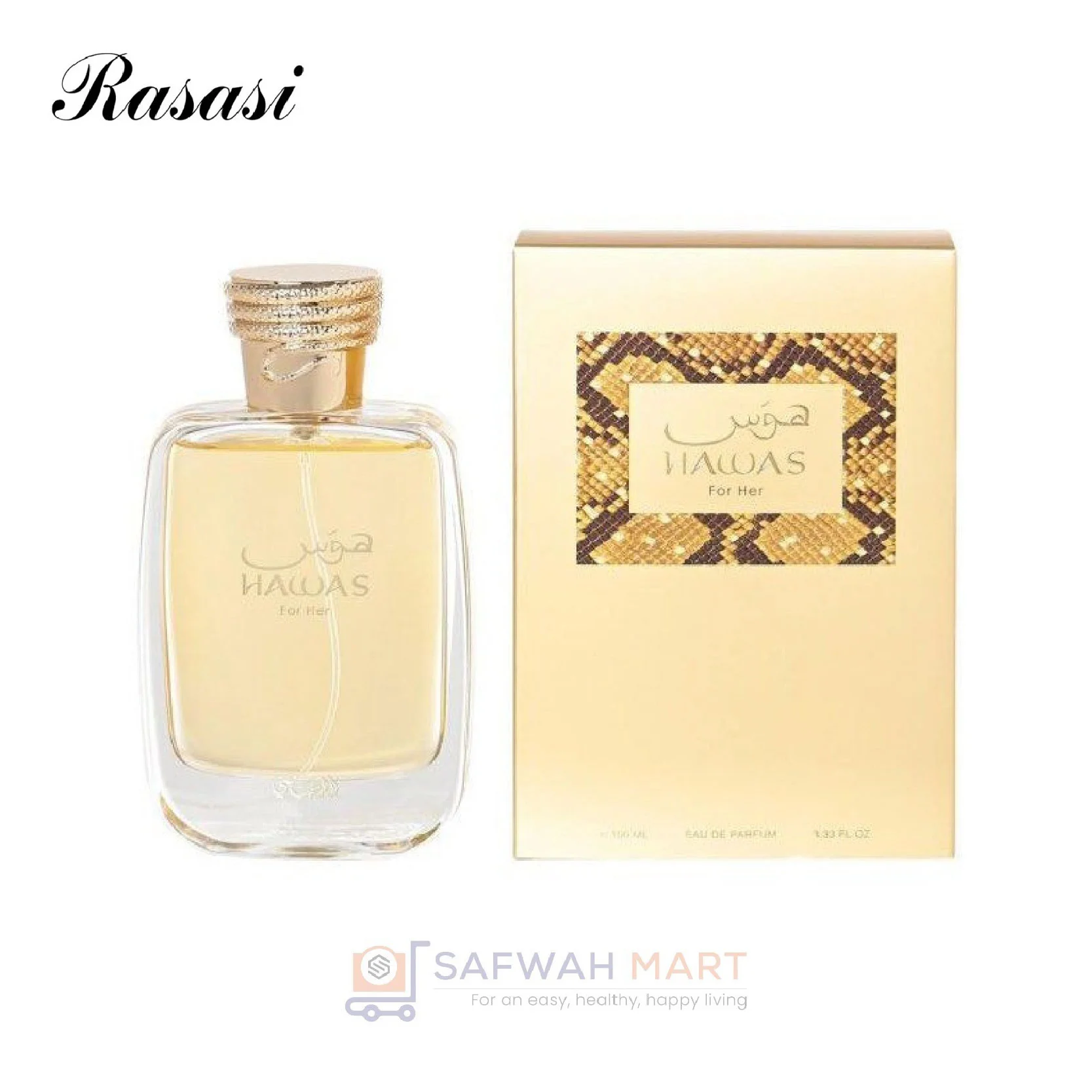 Rasasi Hawas EDP 100 Ml for Women