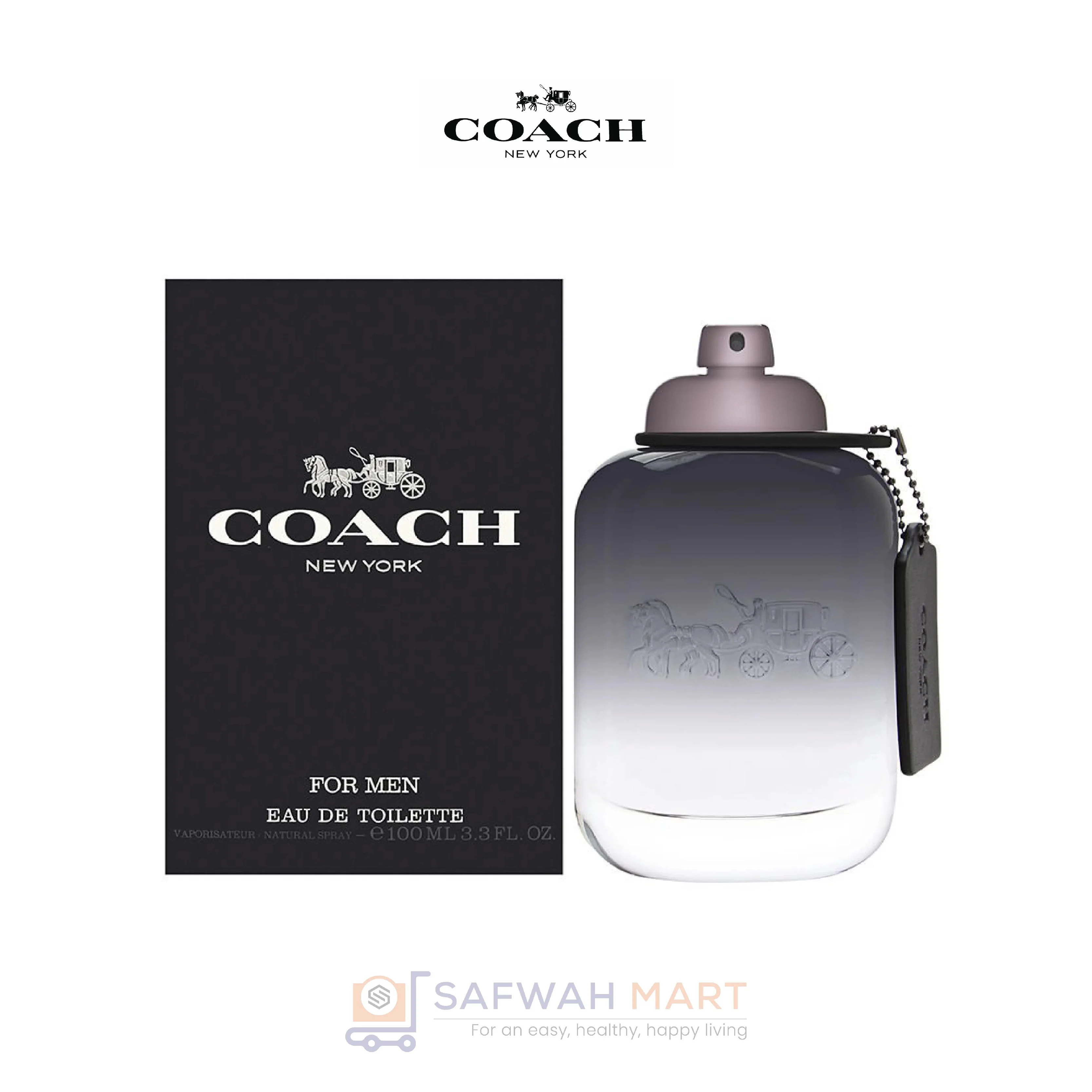 Coach New York EDT 100ML For Men - 100ML