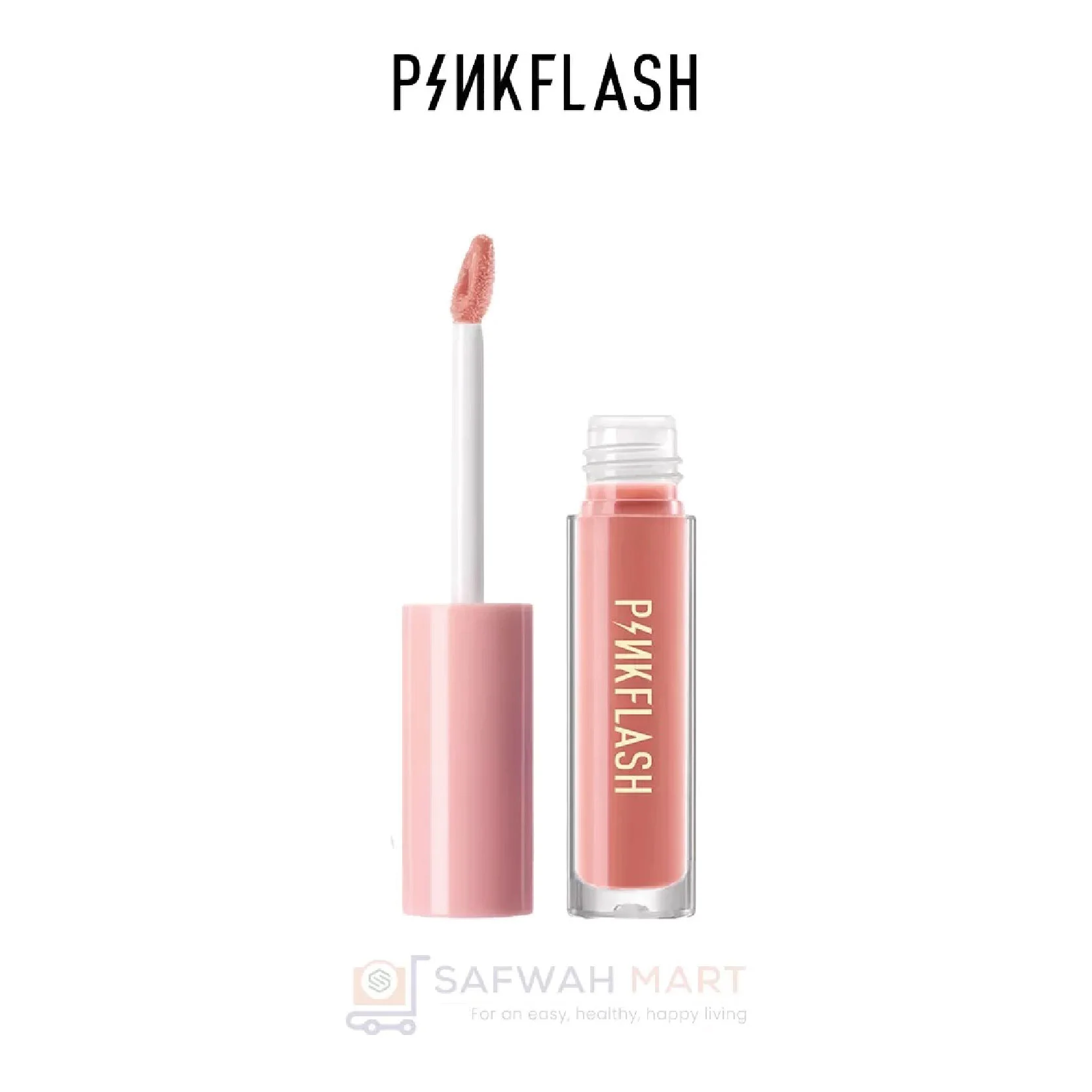 L02-Pink Flash Ever Glossy Moist Lipgloss-G01(Petal)