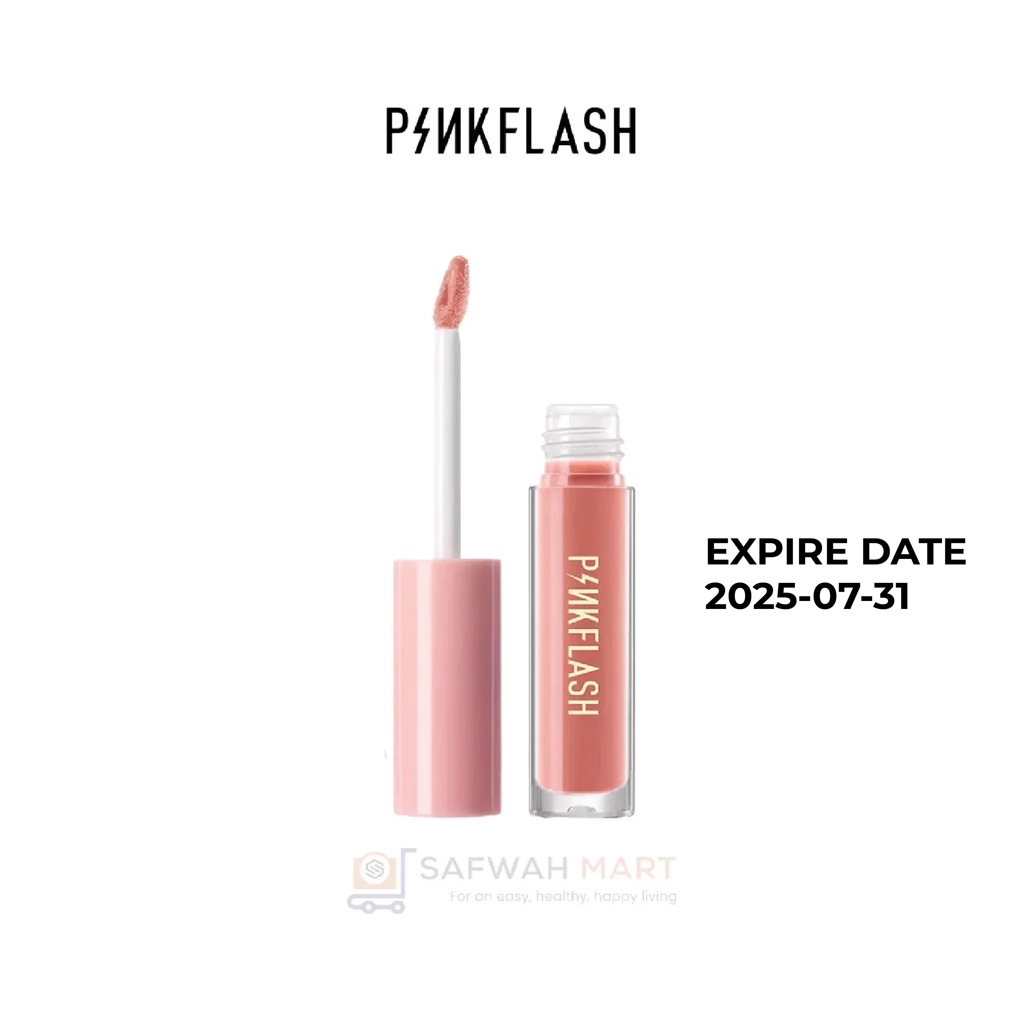 L02-Pink Flash Ever Glossy Moist Lipgloss-G01(Petal)