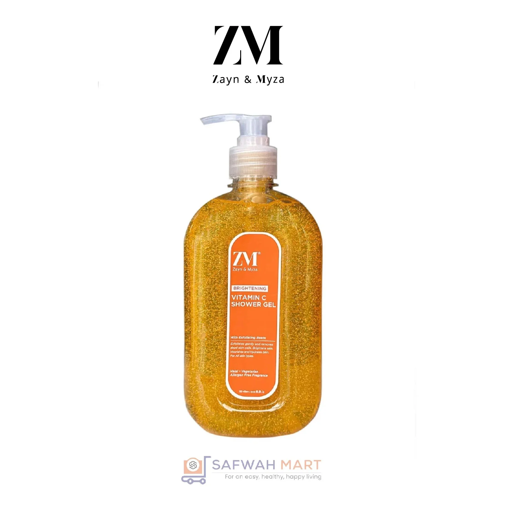 Zayn & Myza Vitamin C Brightening Shower Gel