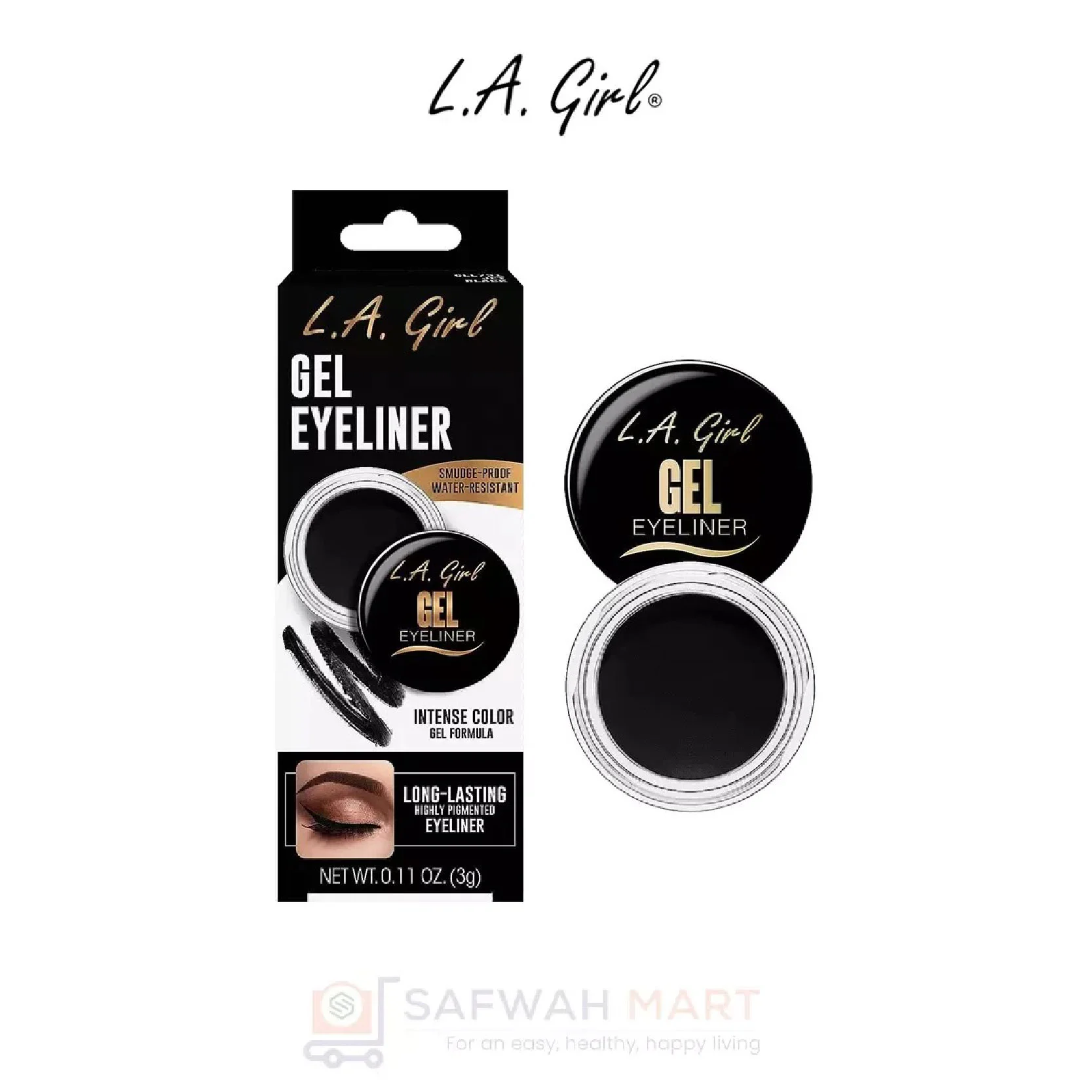 L.A Girl Gel Eyeliner (Gel 731 Jet Black)