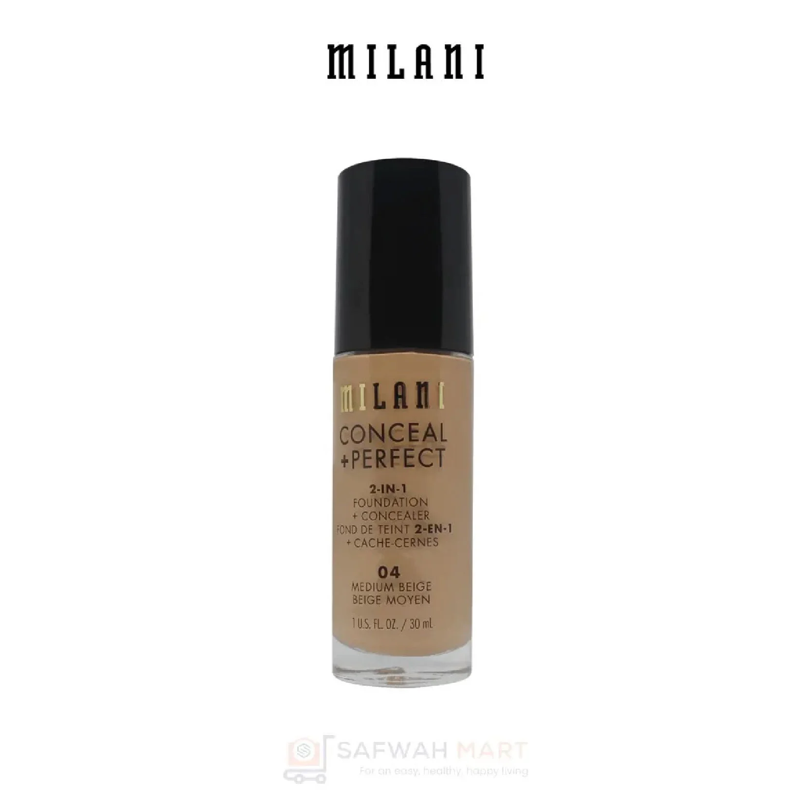 Conceal Perfect 2 In 1 Foundation and Concealer (Medium Beige 04)