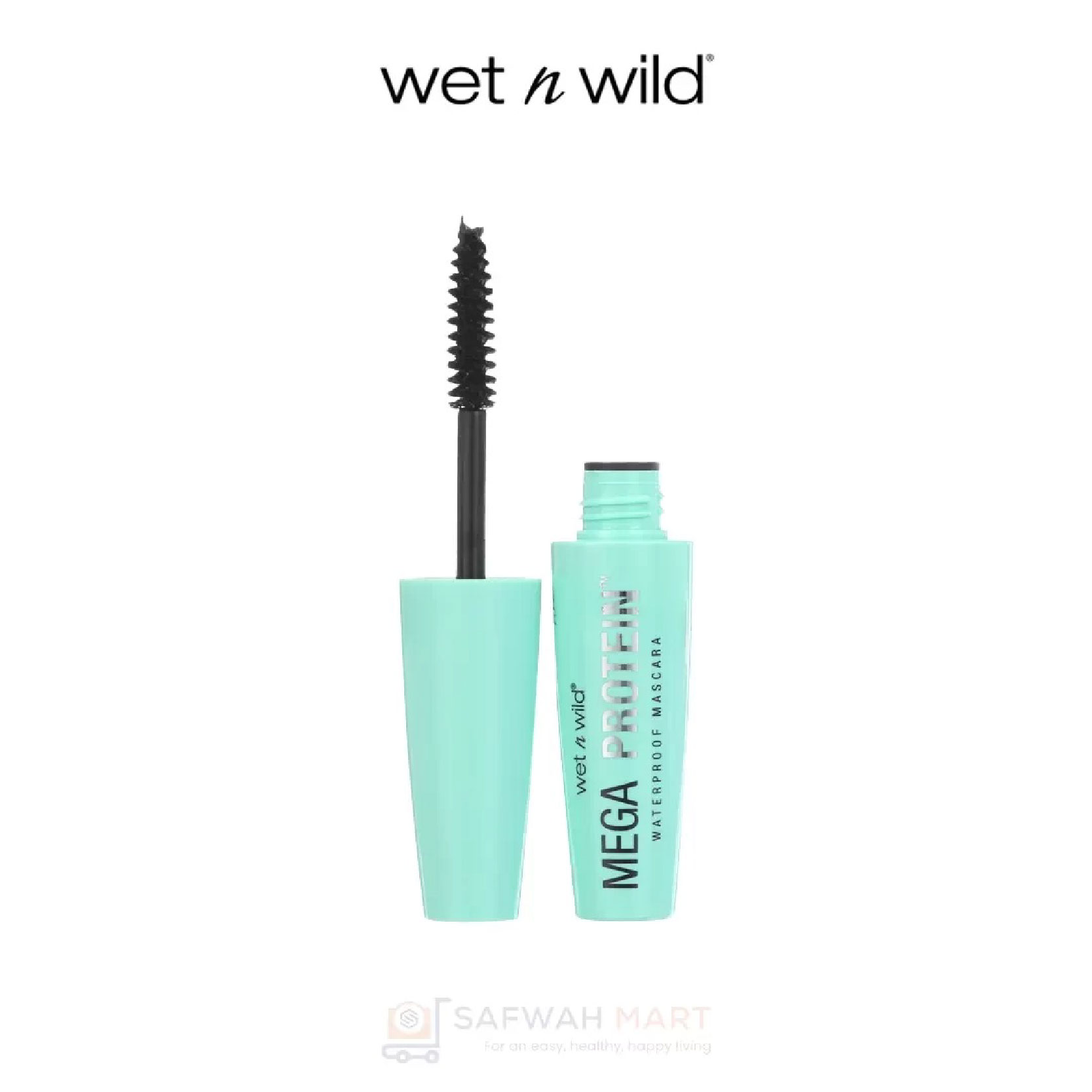 Mega Protein Waterproof Mascara (Very Black)